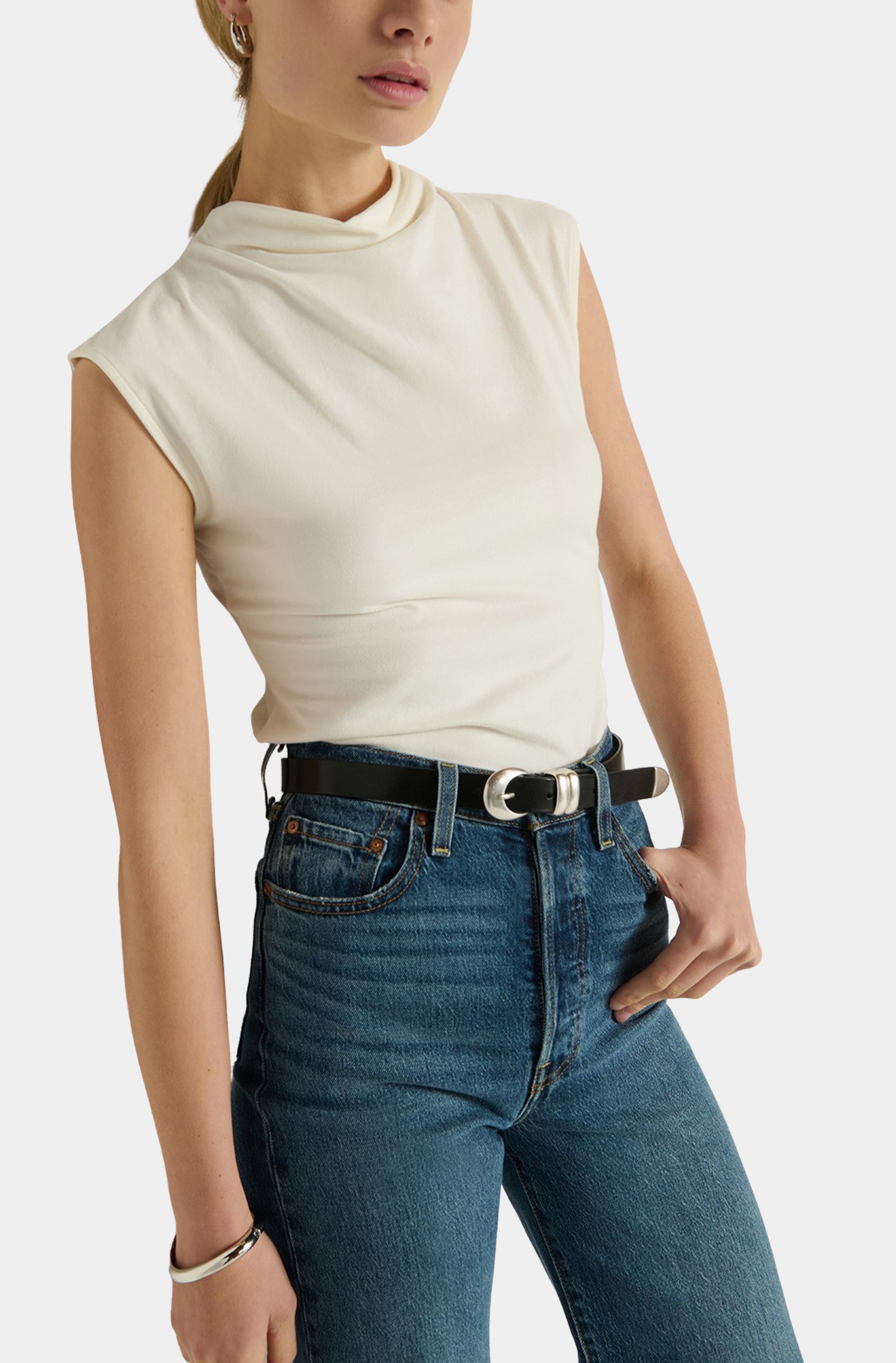 Lulu Mock Neck Top
