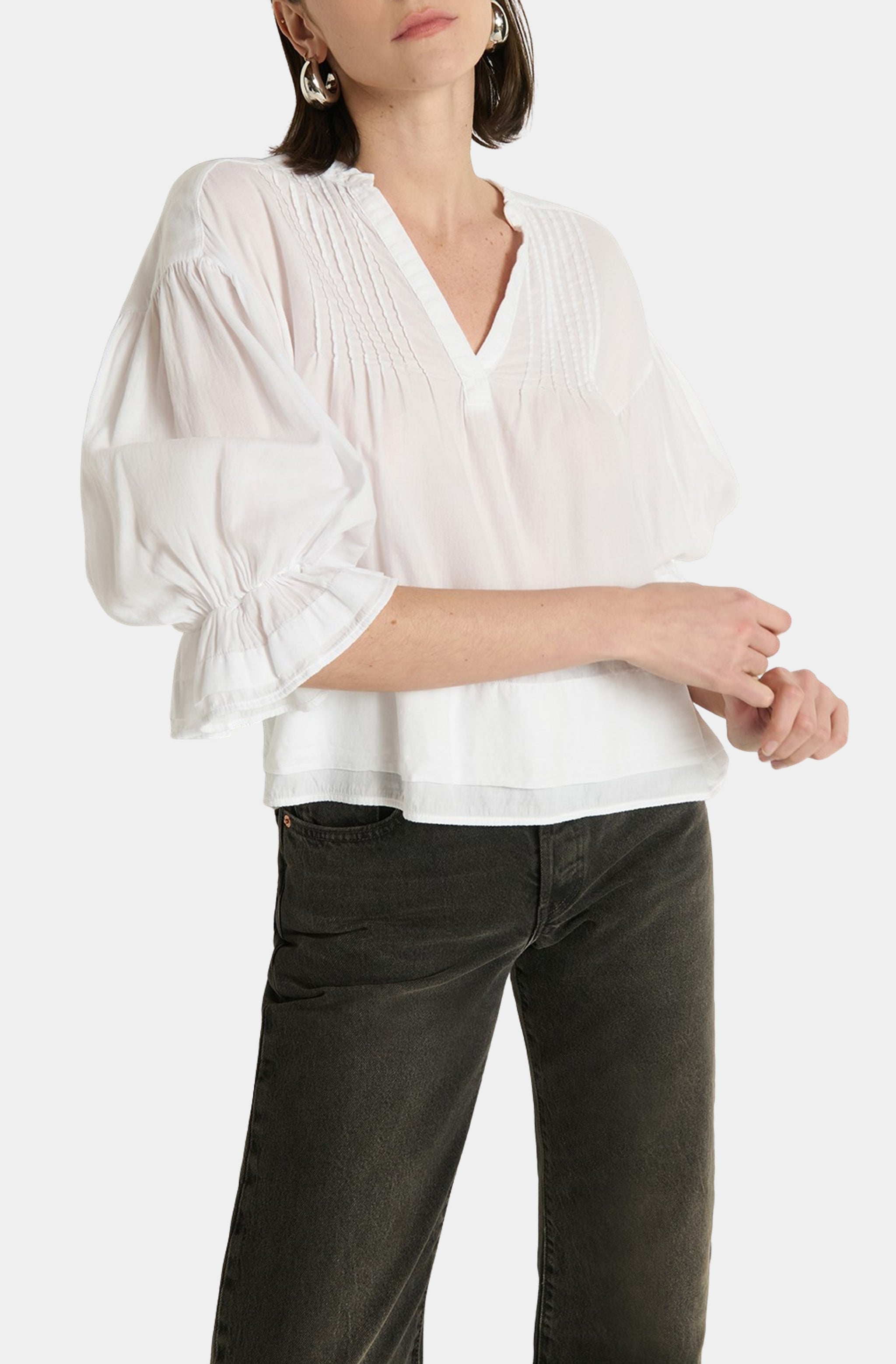 Scarlet Pintuck Blouse