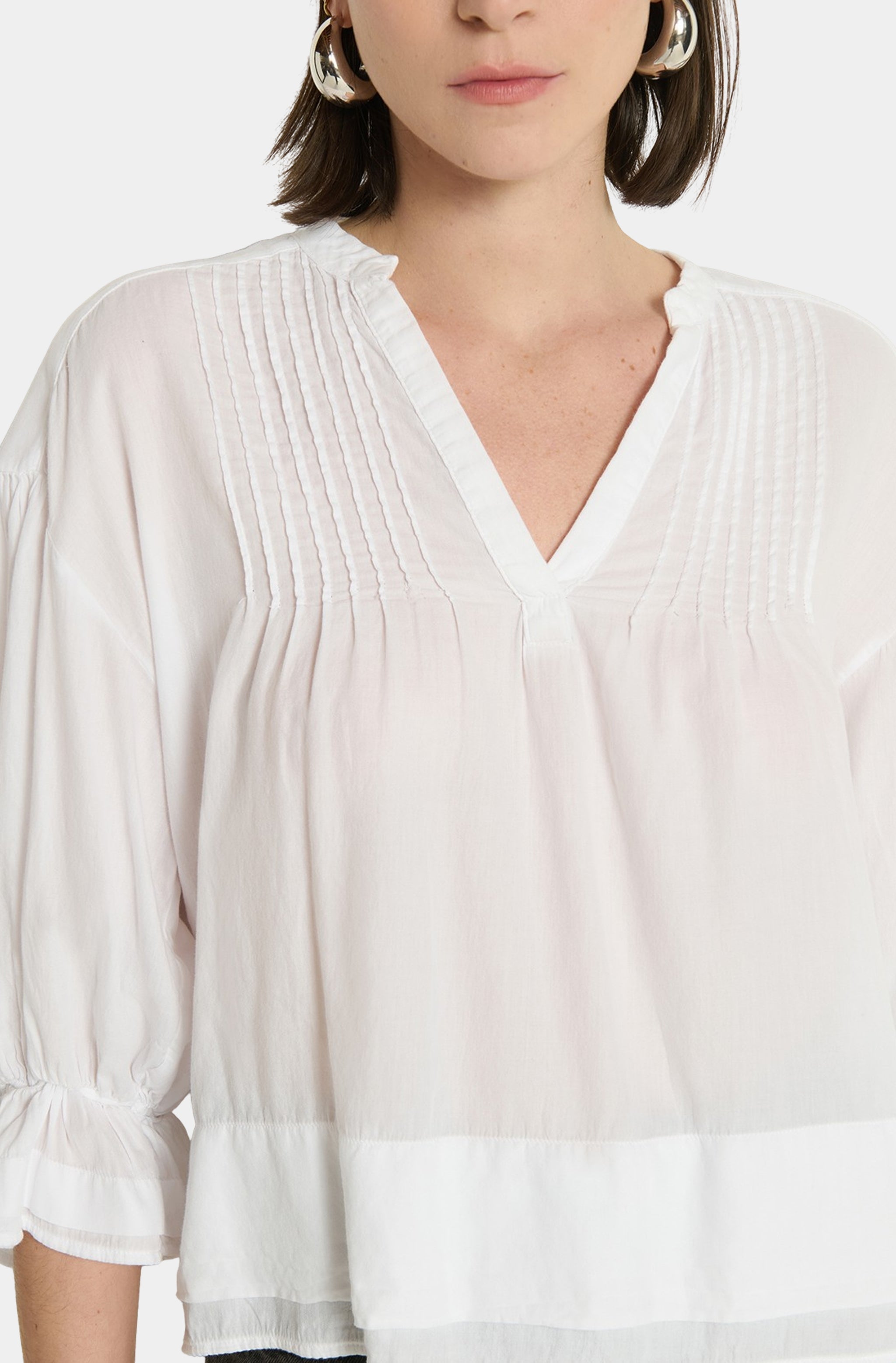 Scarlet Pintuck Blouse
