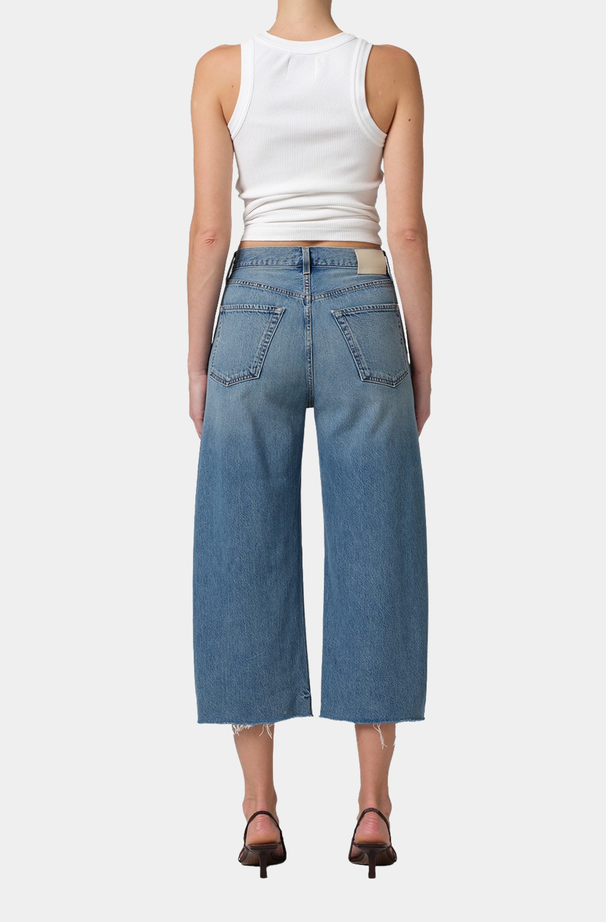 Ayla Raw Hem Crop Pants