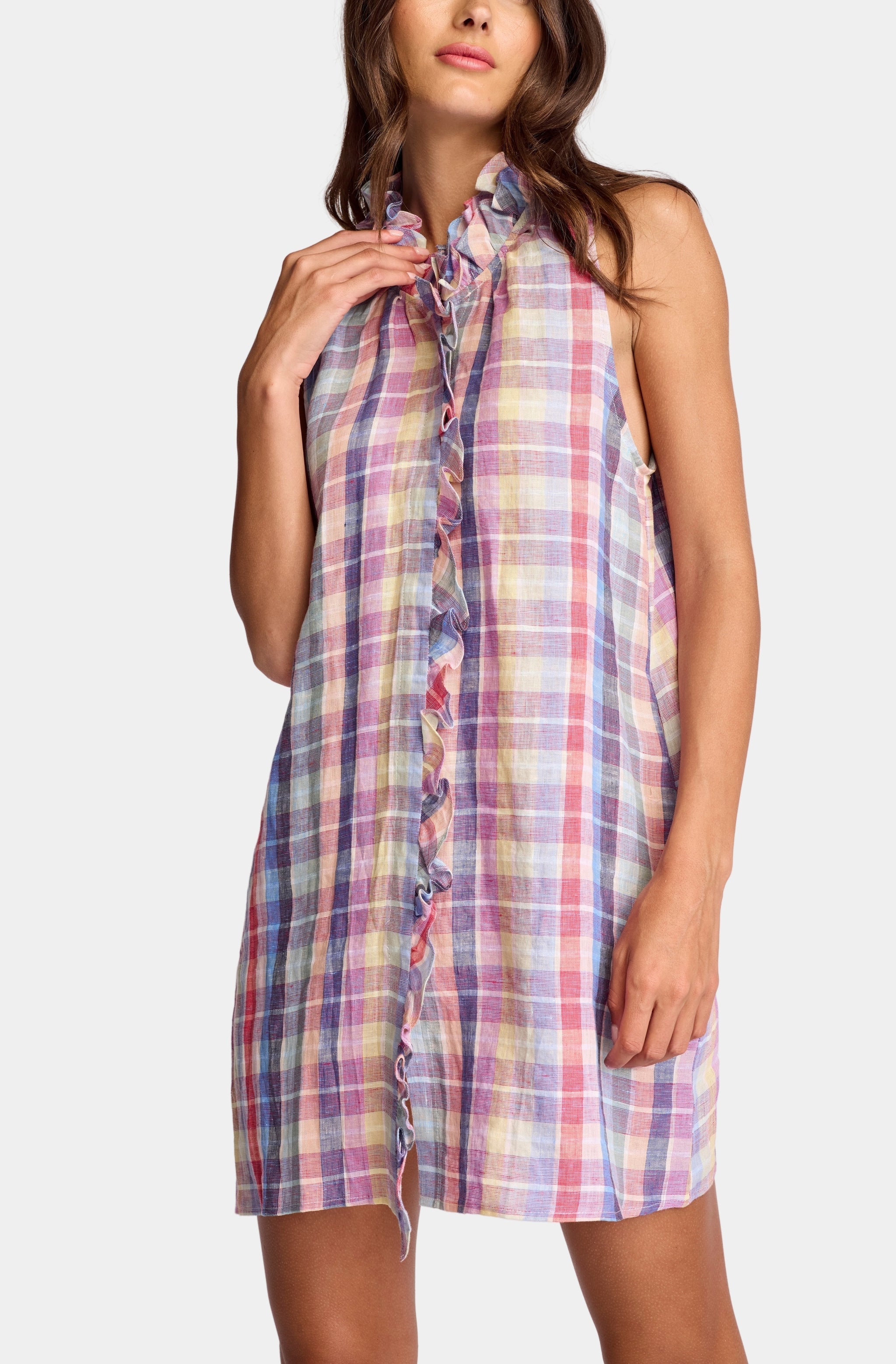 Plaid Gaelle Dress