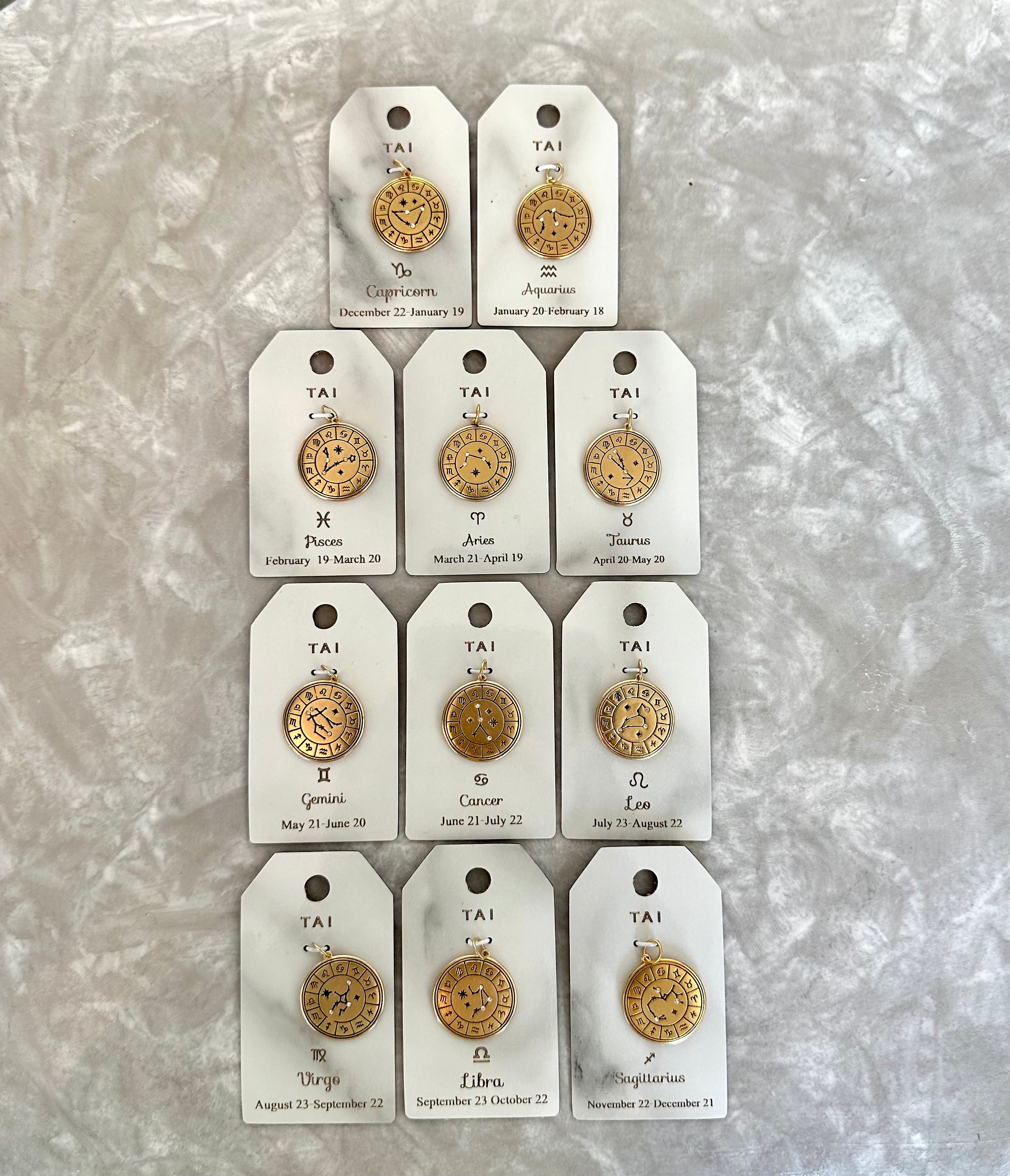 Zodiac Charm