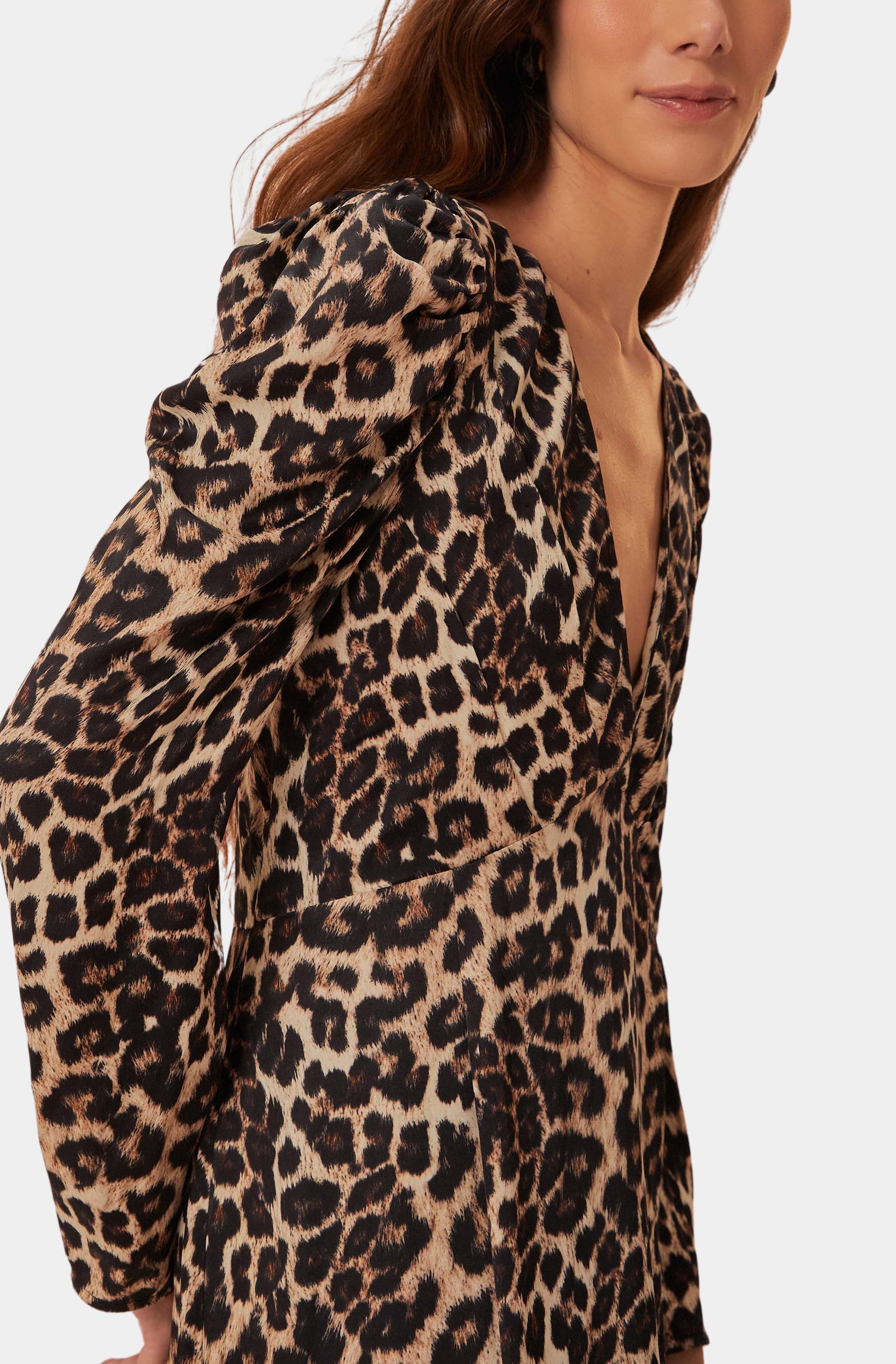 Natural Skin Cream Midi Dress