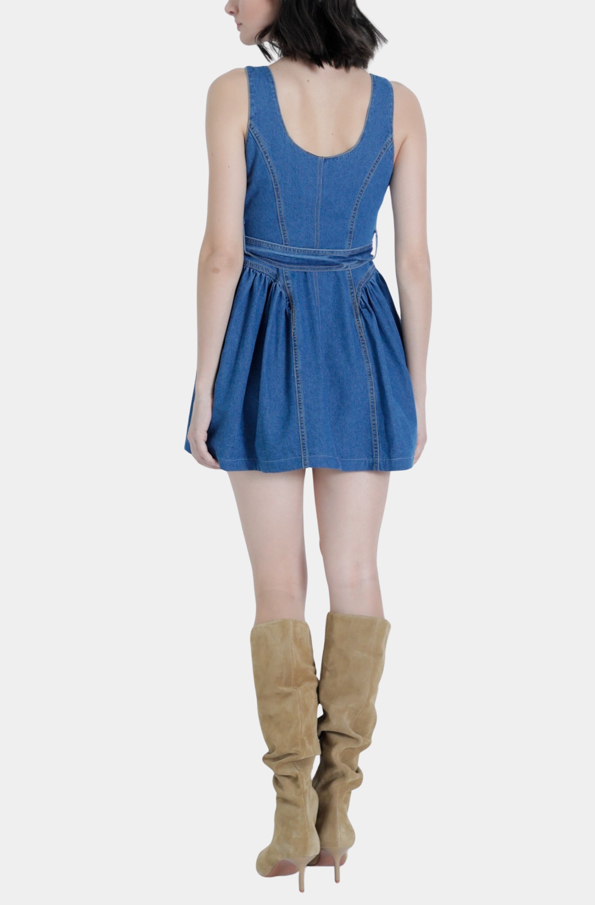 Katerina Denim Mini Dress