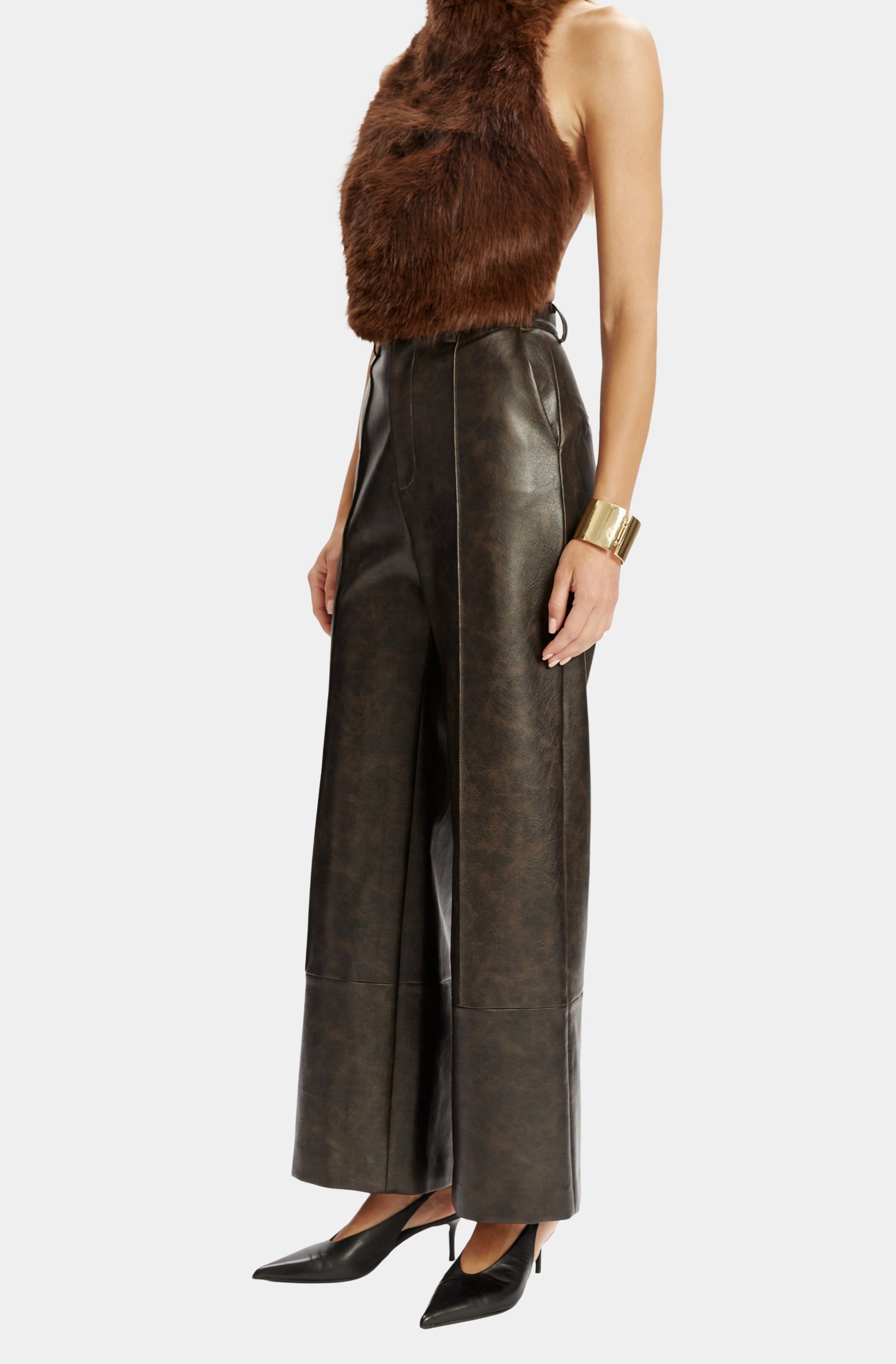 Marlowe Vegan Leather Pant
