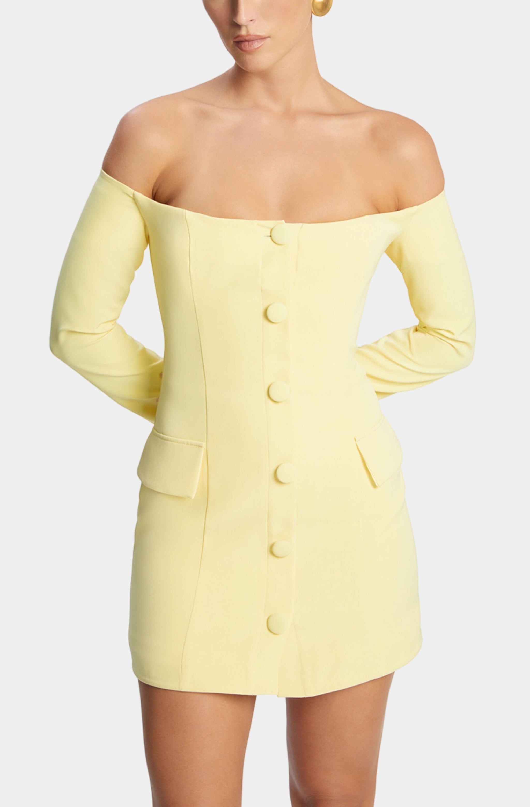 Iria Button Up Mini Dress