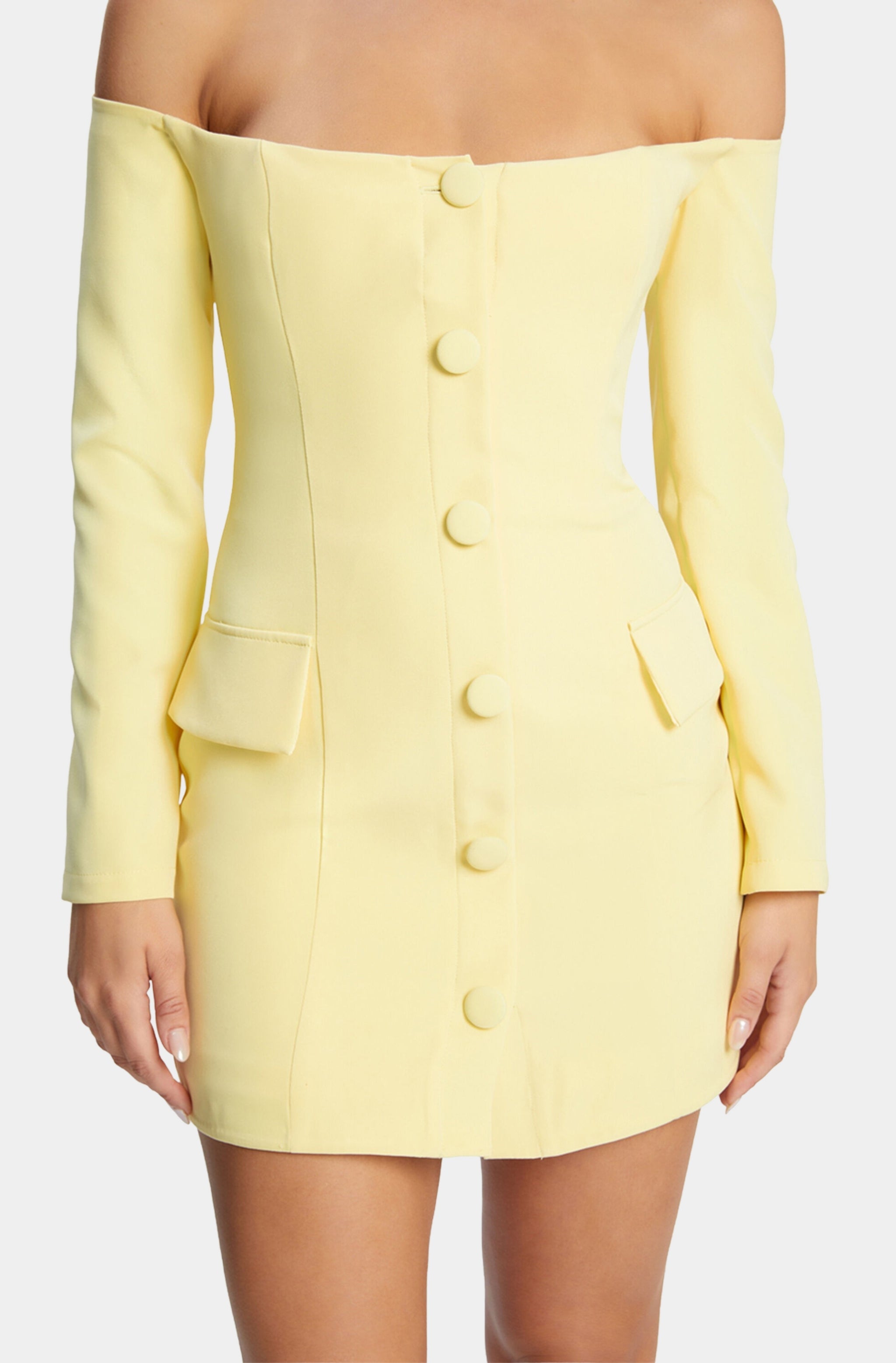 Iria Button Up Mini Dress