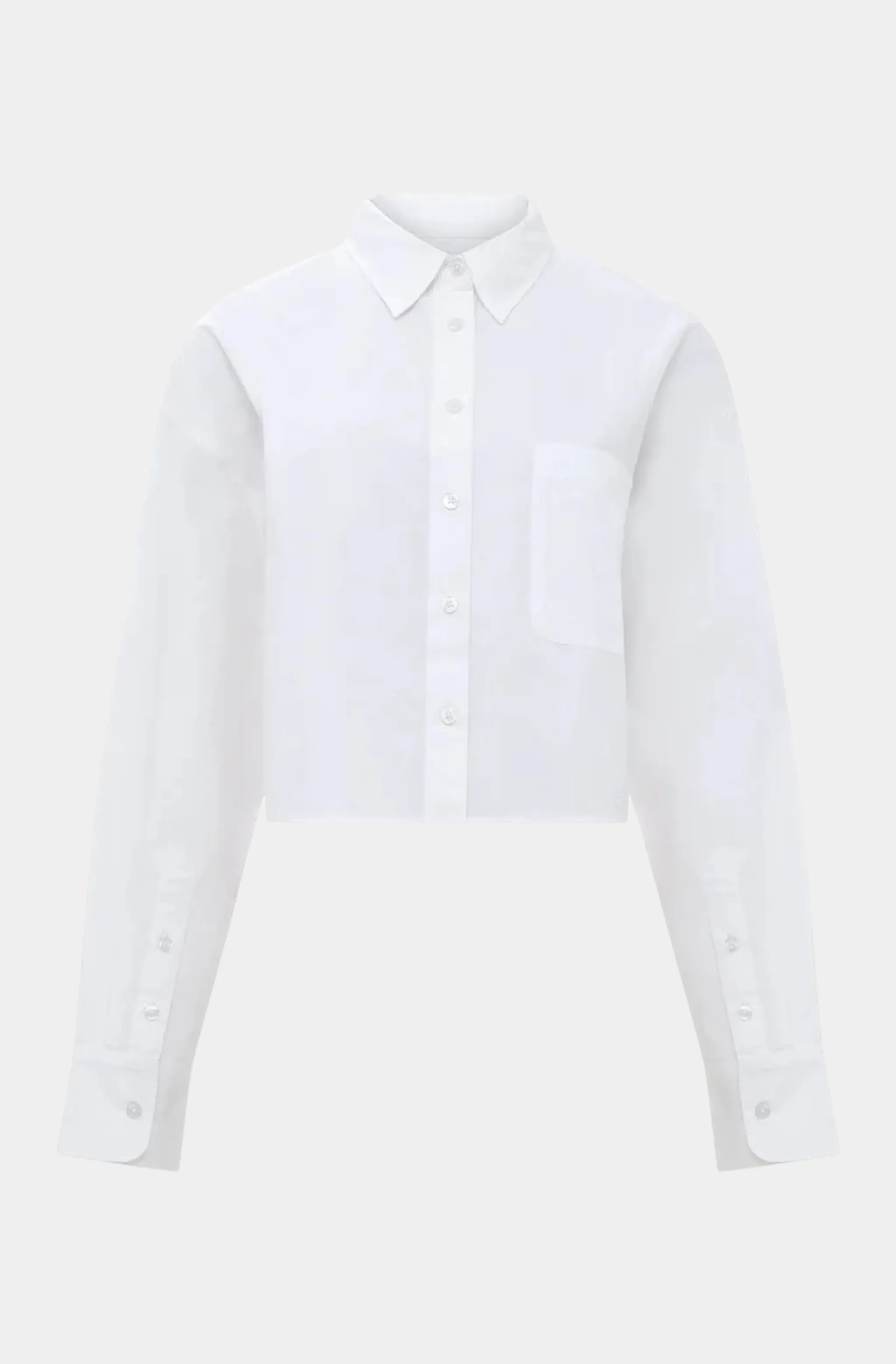 Alissa Cotton Cropped Shirt