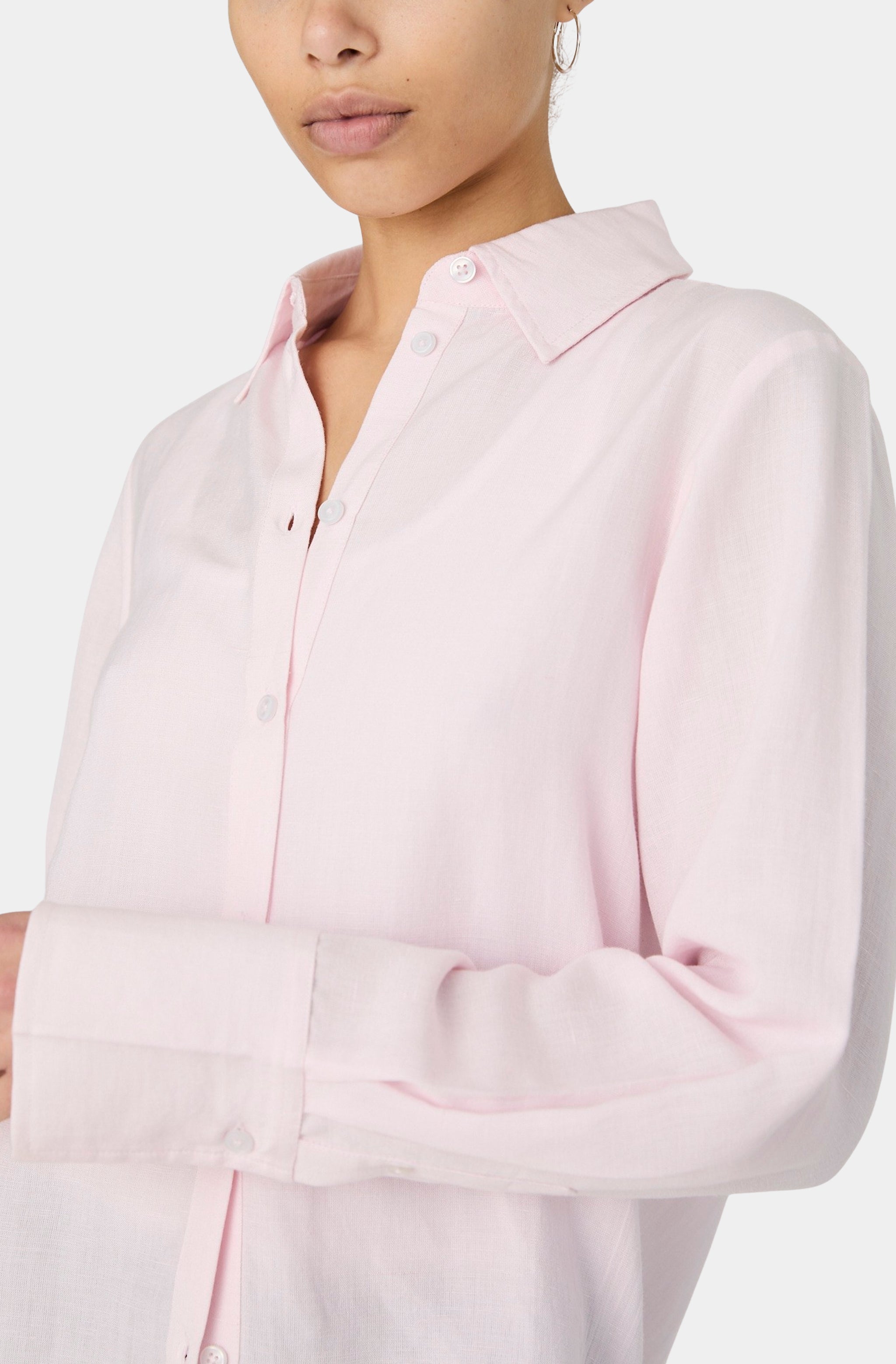 Birdie Linen Oversized Shirt