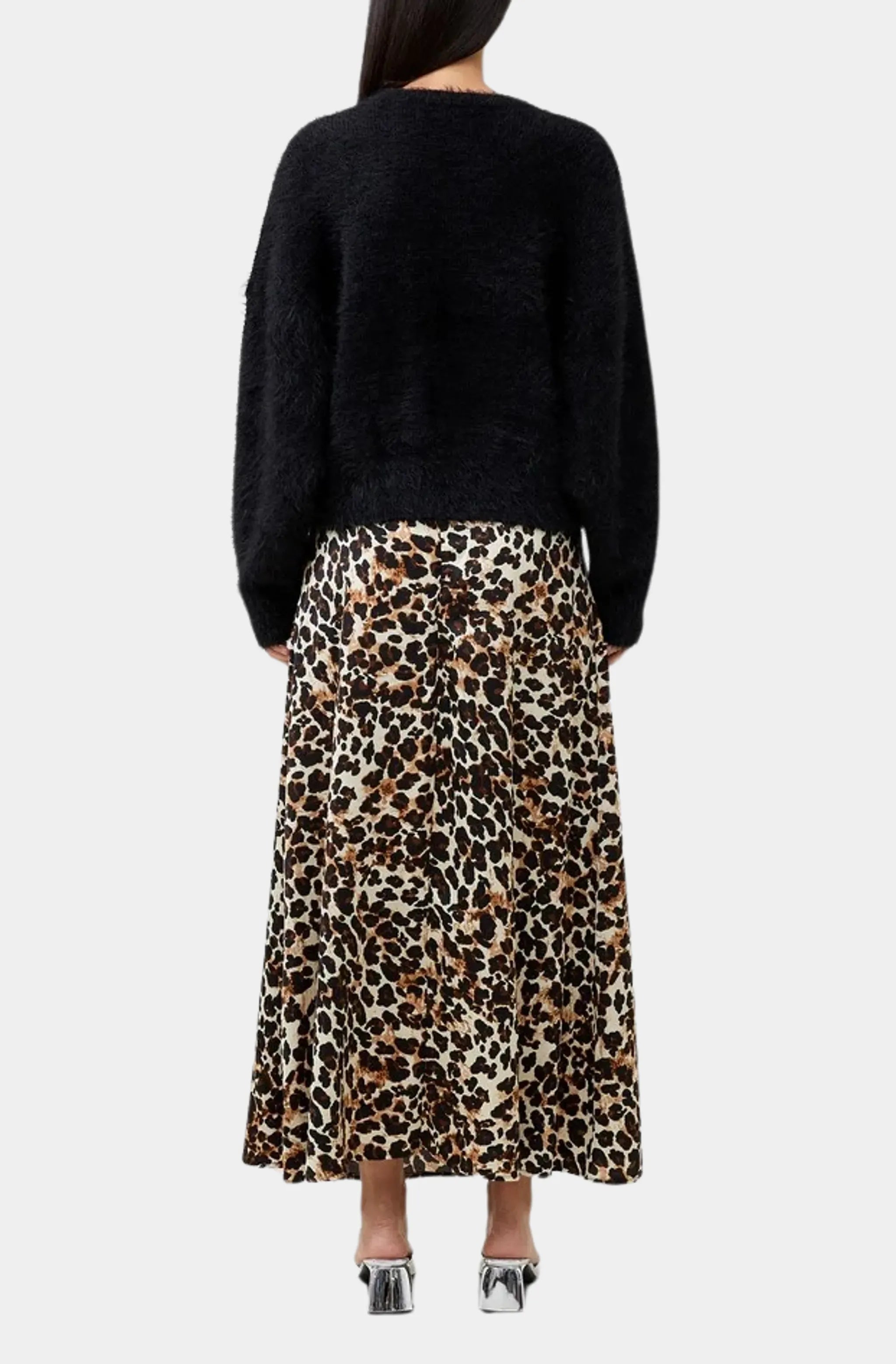 Meena Fluffy Boat Neck Jumper