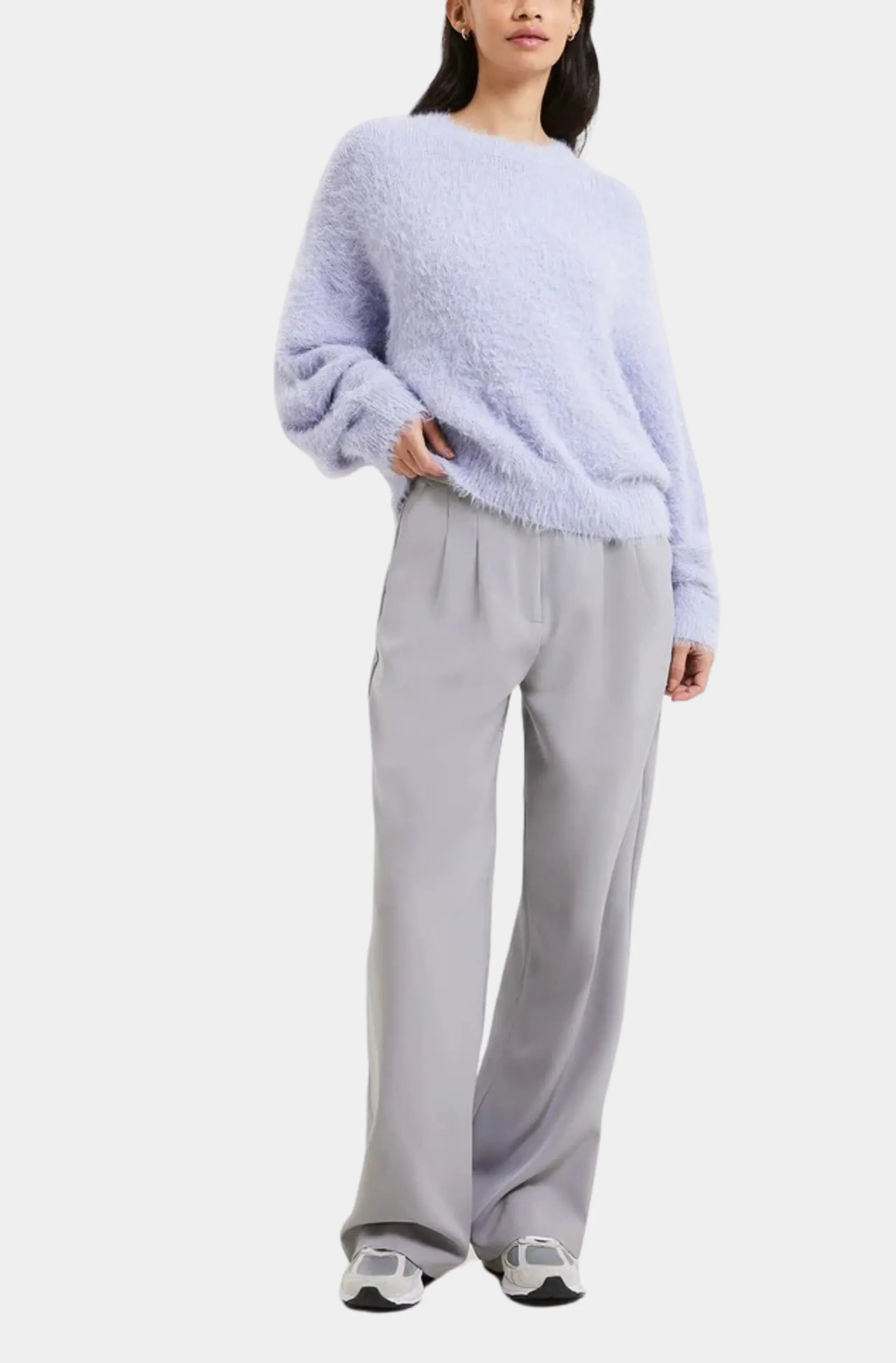 Meena Fluffy Boat Neck Jumper