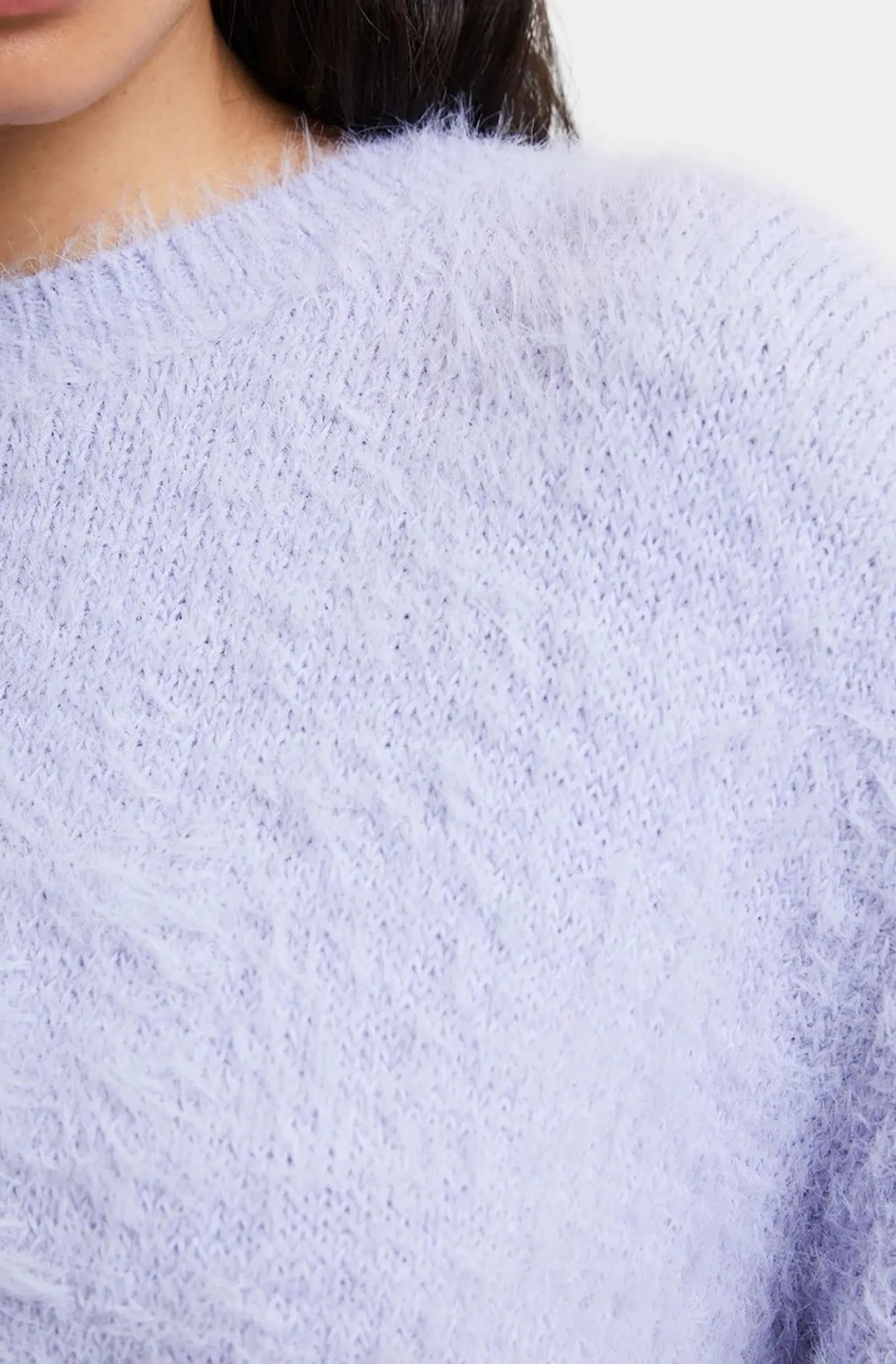 Meena Fluffy Boat Neck Jumper