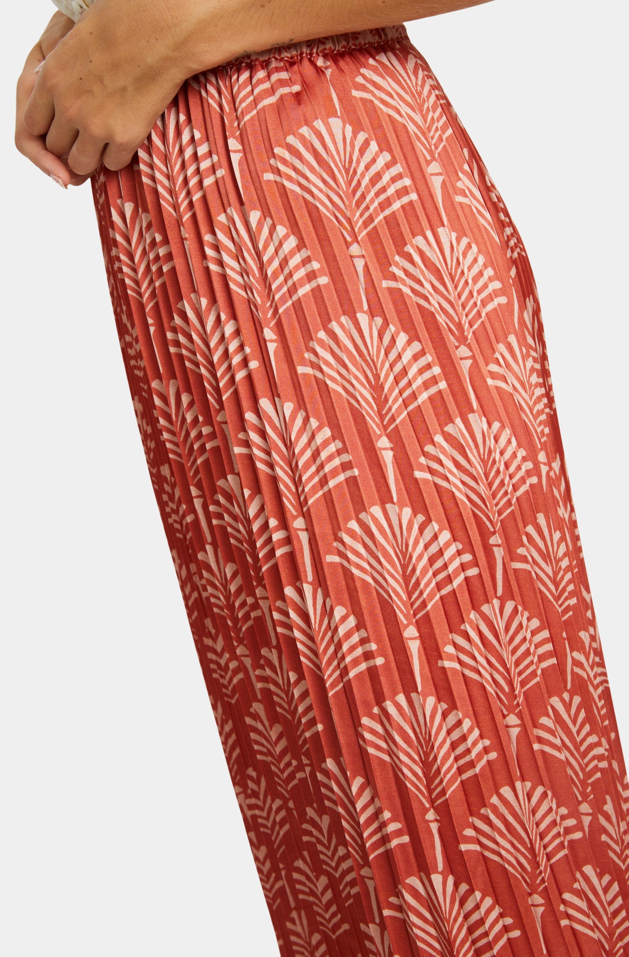 Lucille Rust Ginko Breeze Skirt