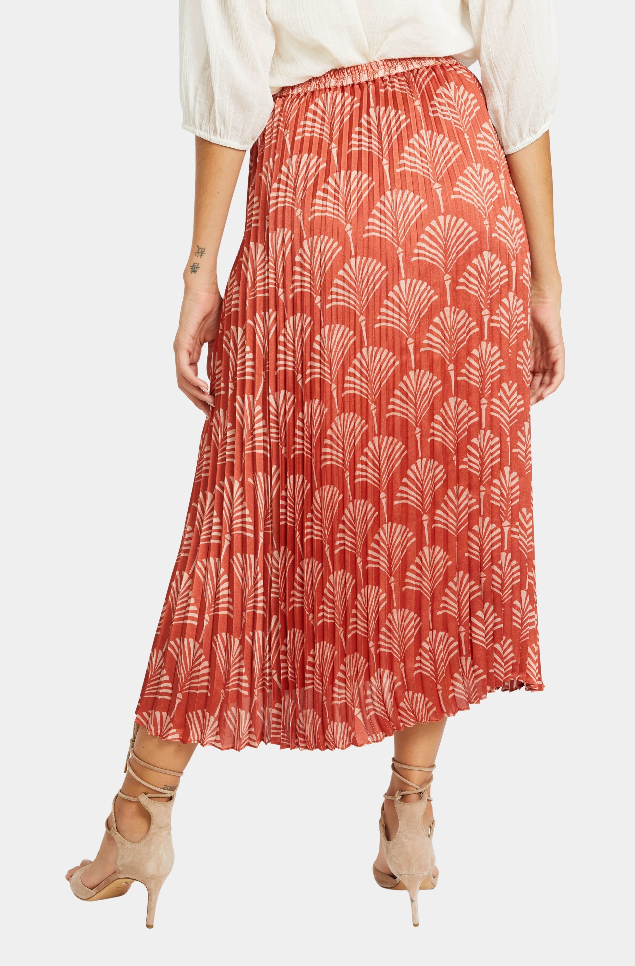 Lucille Rust Ginko Breeze Skirt