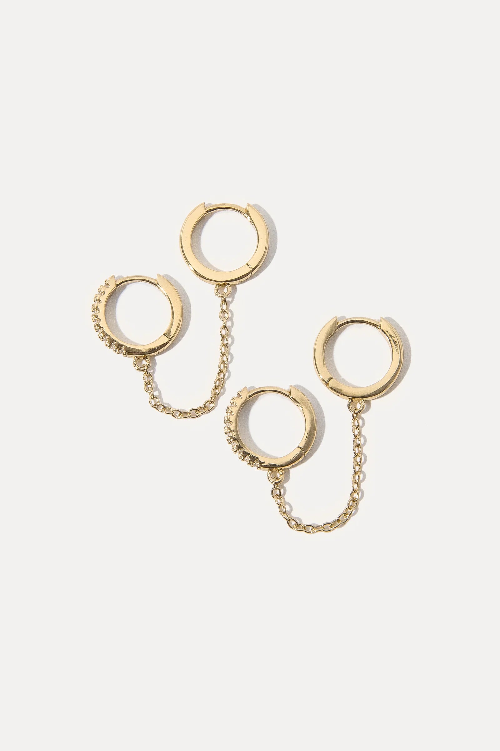Elliot Double Hoops