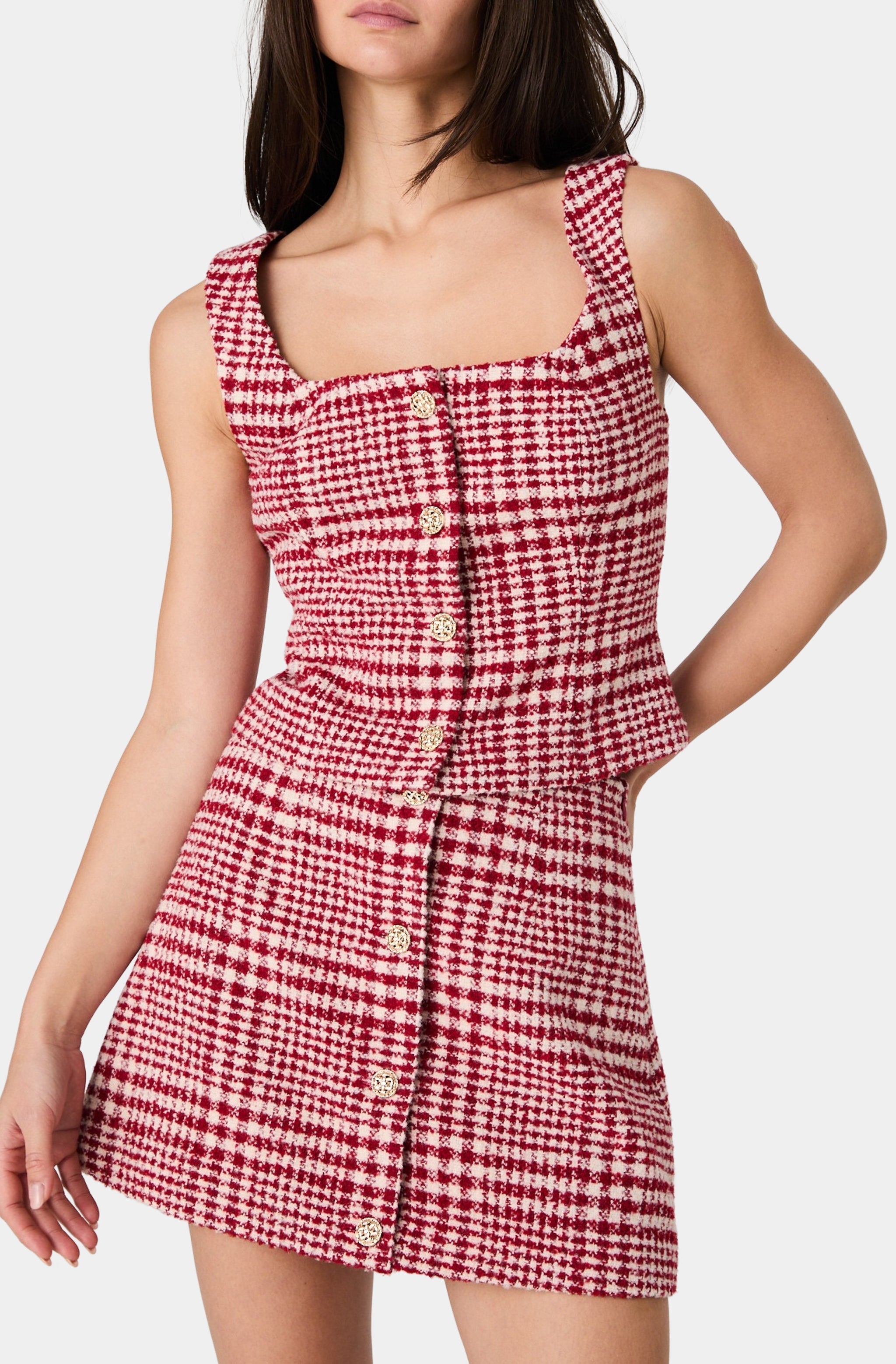 Brushed Houndstooth Mini Skirt – Hemline Nashville
