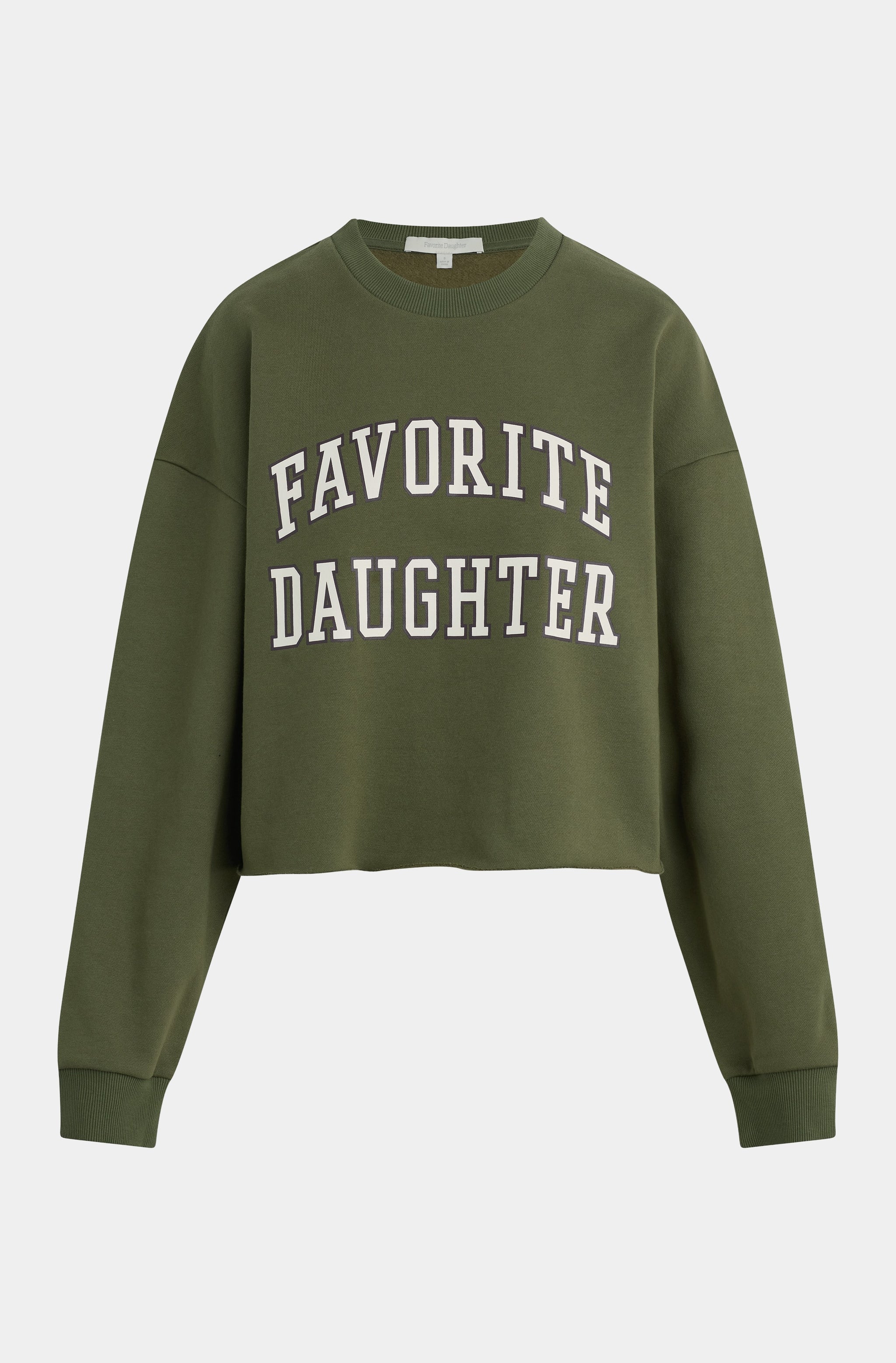 Cropped Collegiate Sweatshirt