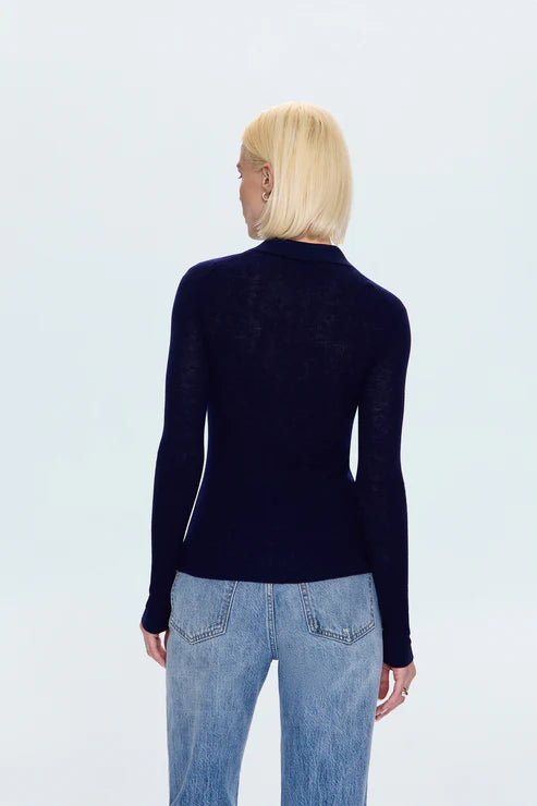 Korey Fitted Rib Cardigan Sweater
