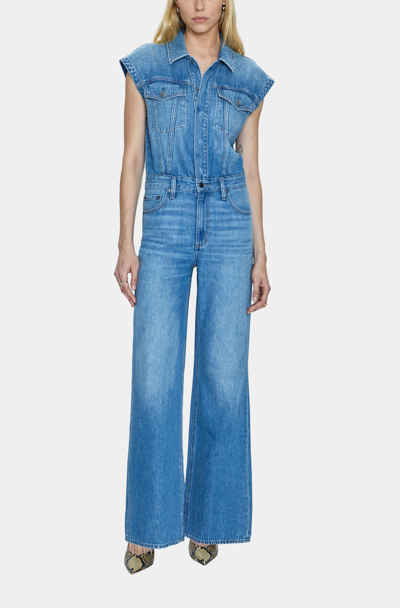 【DIESEL】denim jumpsuit（送料込み） Diesel De-Bride Denim Jumpsuit | Blue | FARFETCH