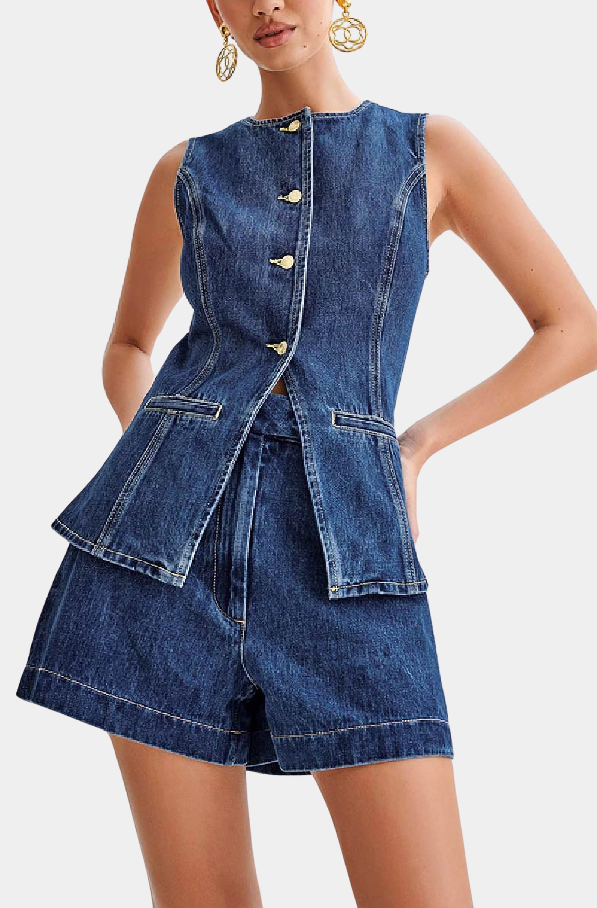 Addison Denim Set