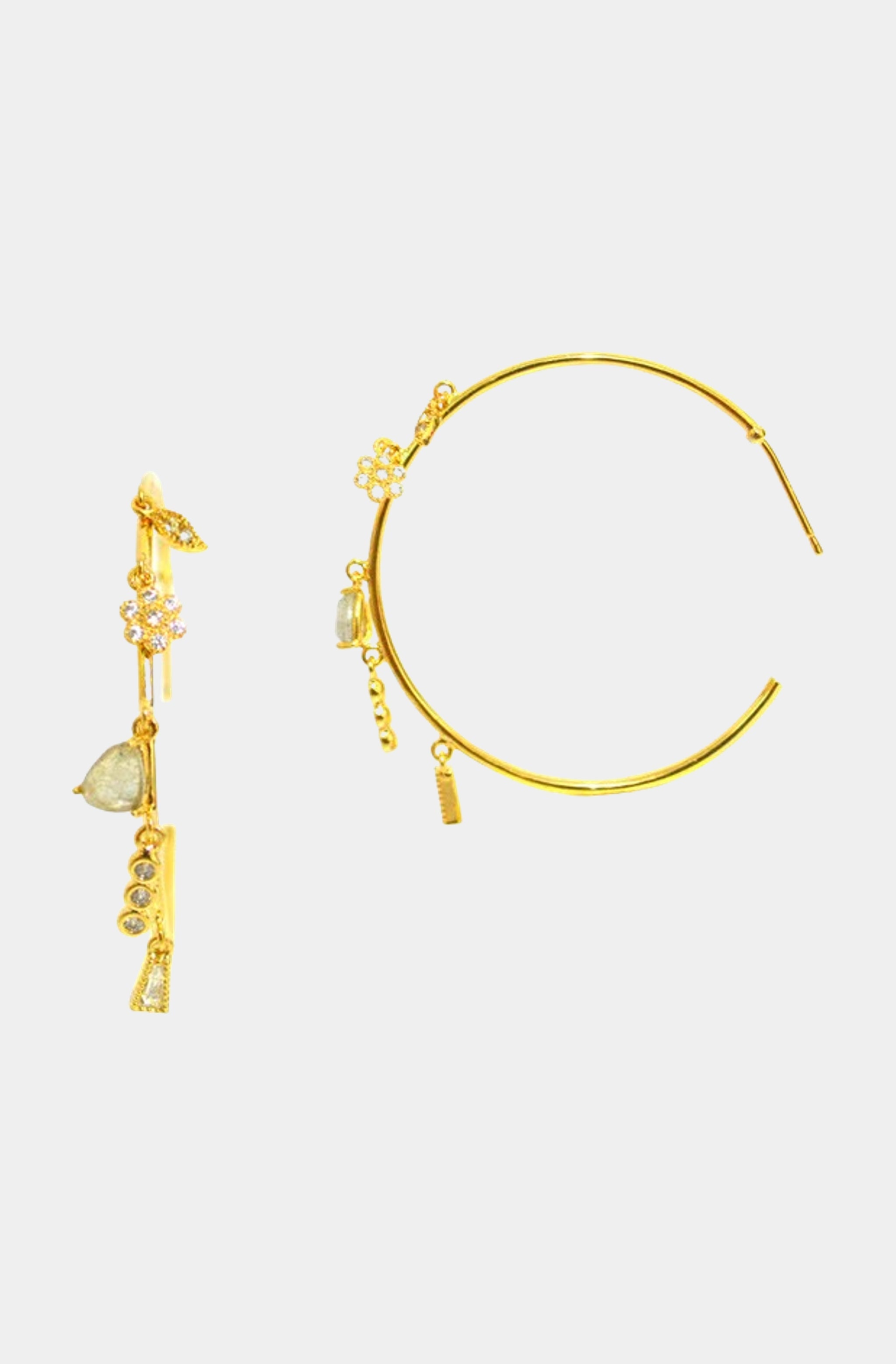 Charm Hoop Earring