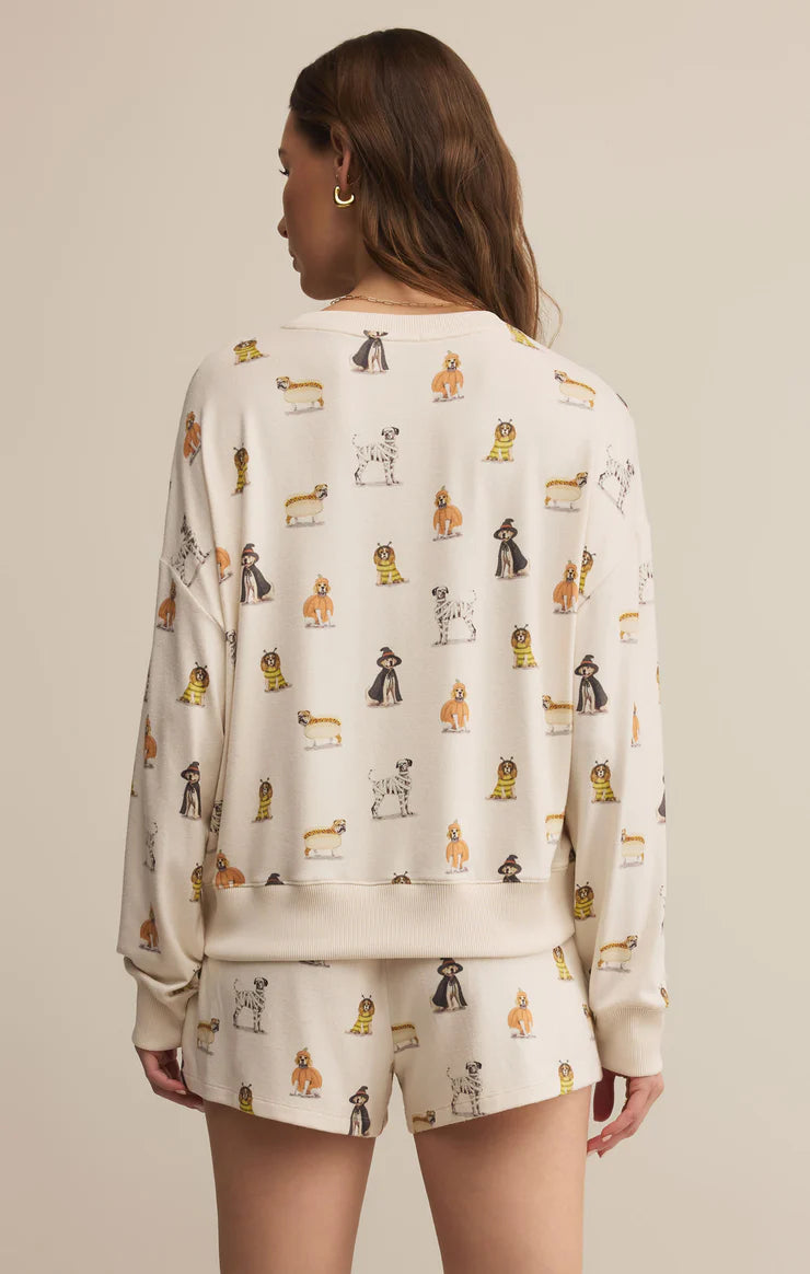 Elle Pup Long Sleeve Top