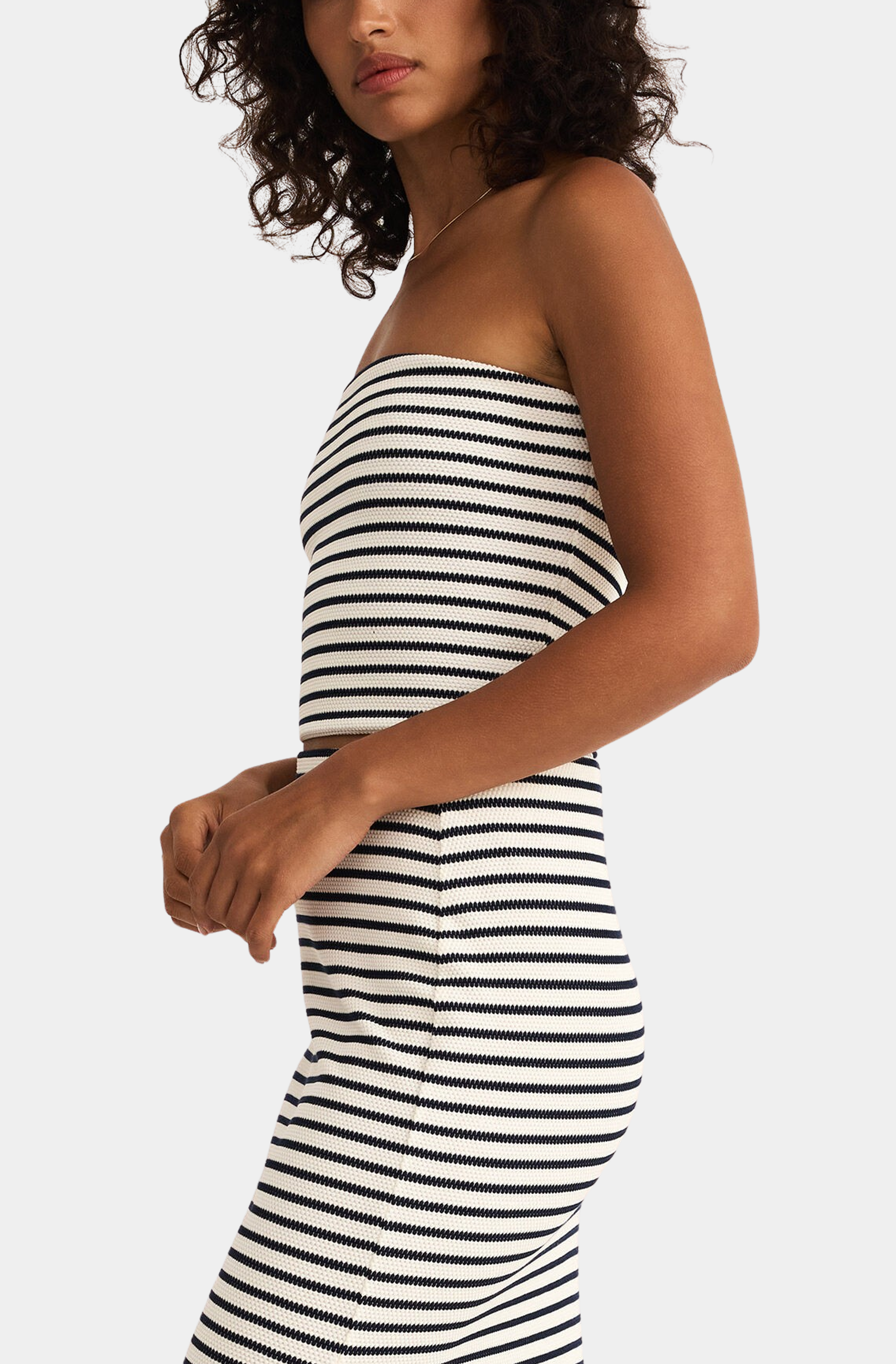 Caffari Stripe Tube Top