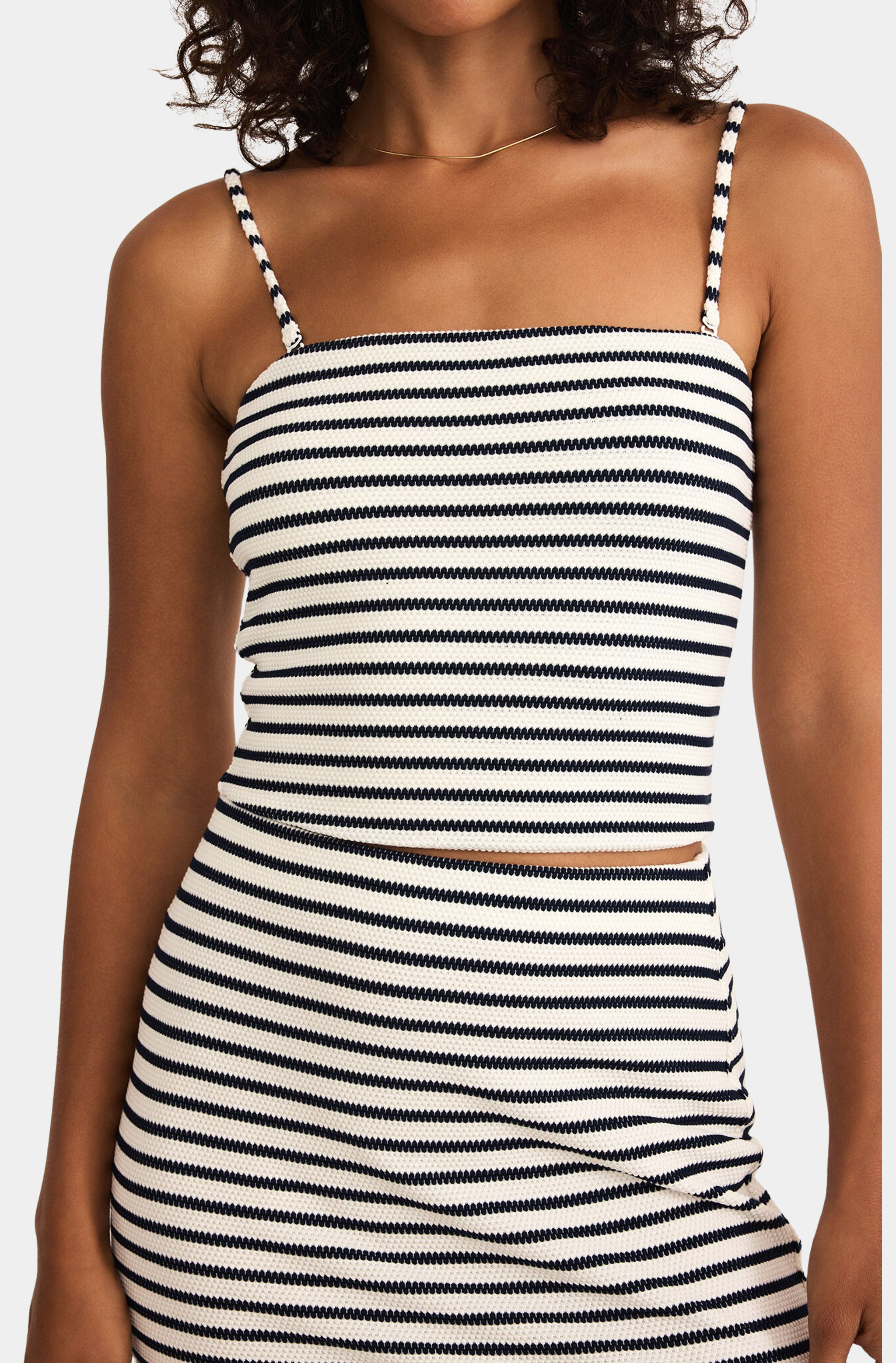 Caffari Stripe Tube Top