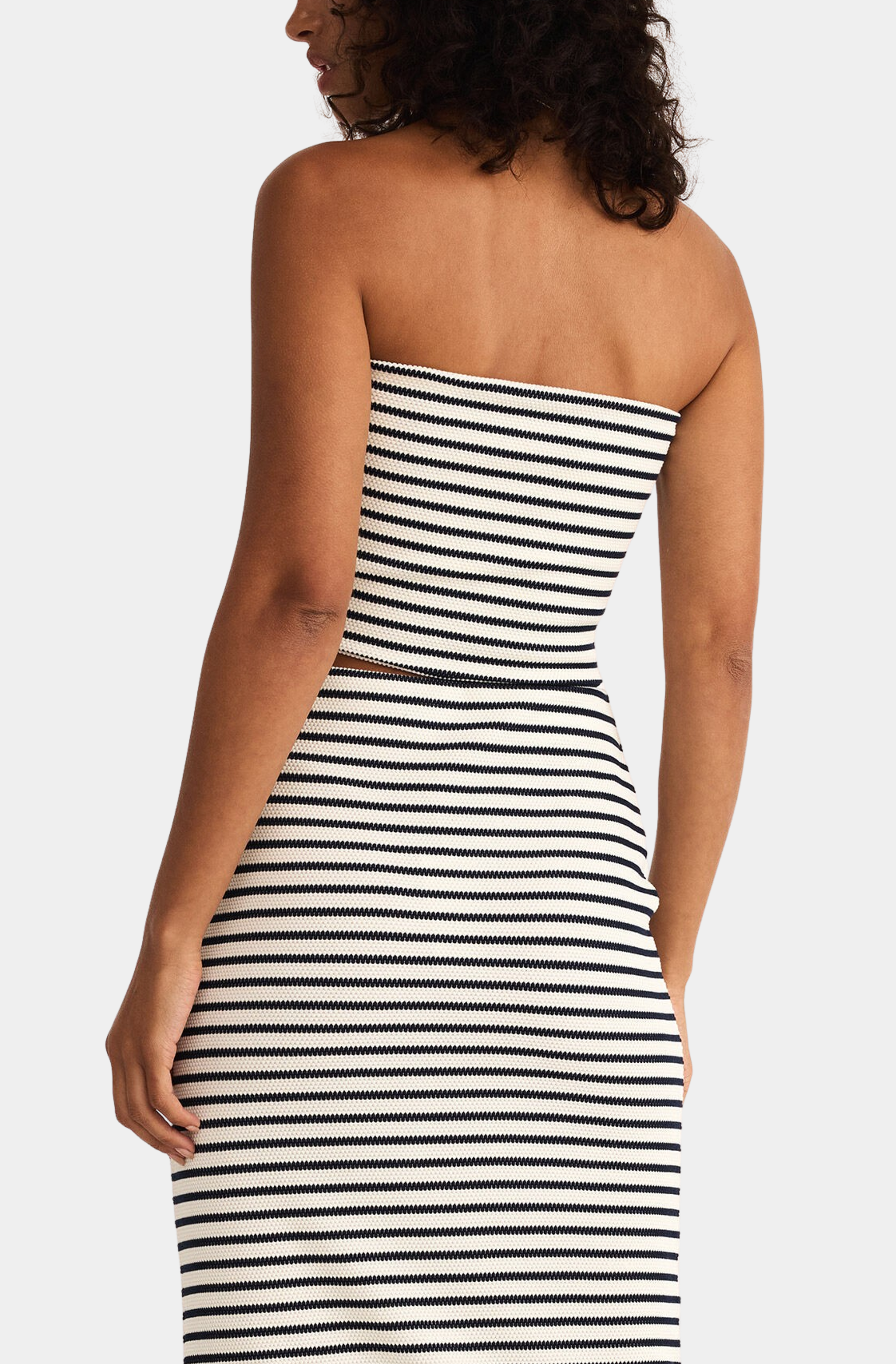 Caffari Stripe Tube Top