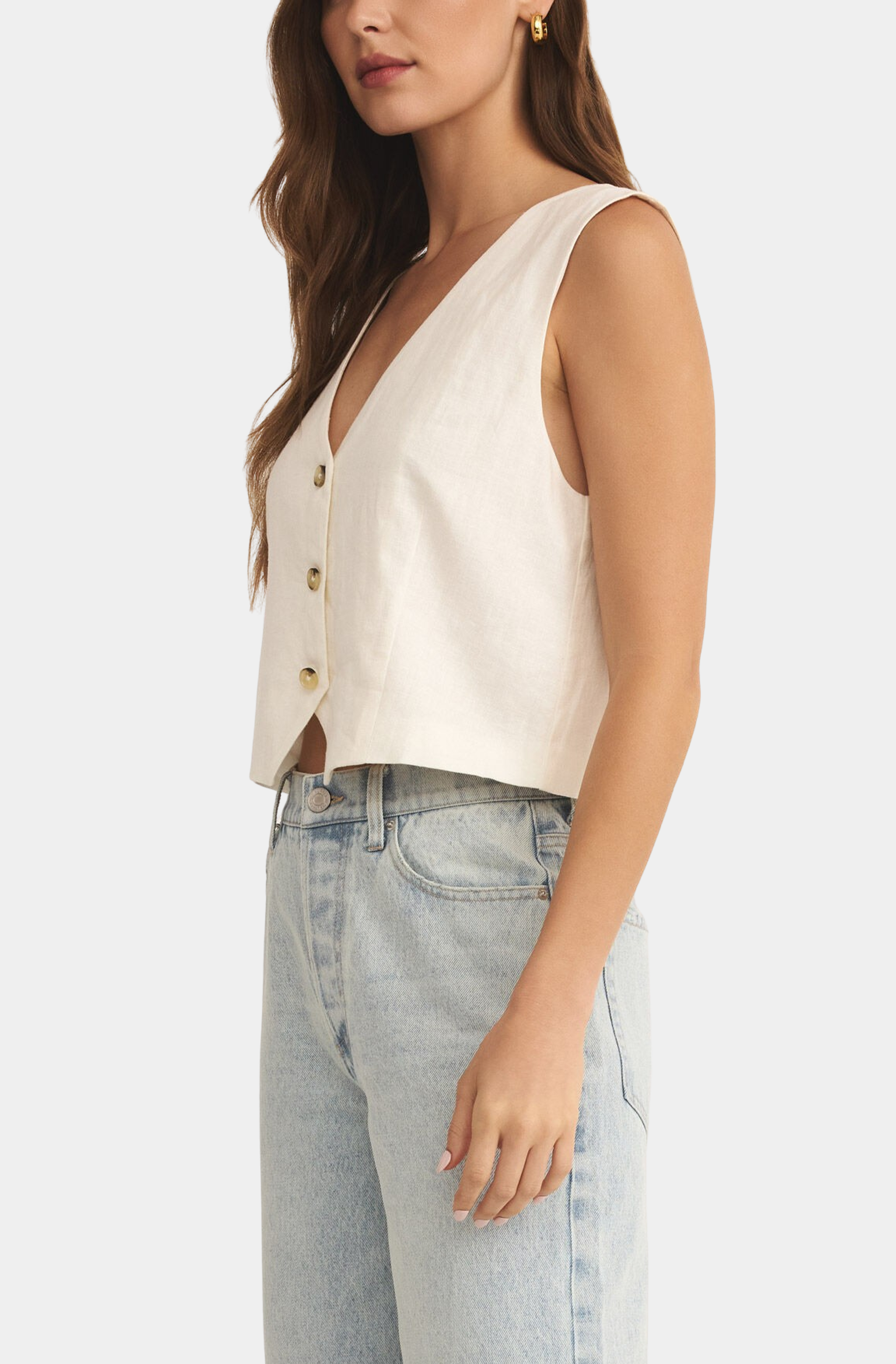 Marta Linen Vest