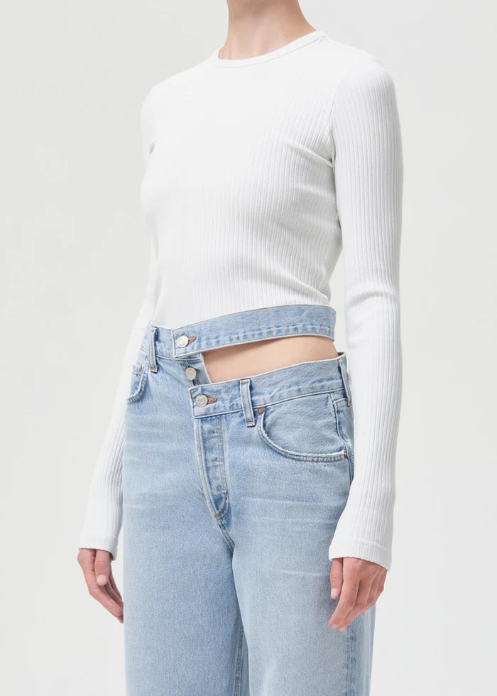 Alma Shrunken Crew Neck