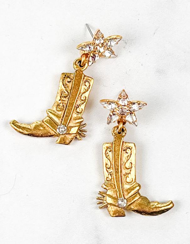 These Boots Were Made For Walking Earrings