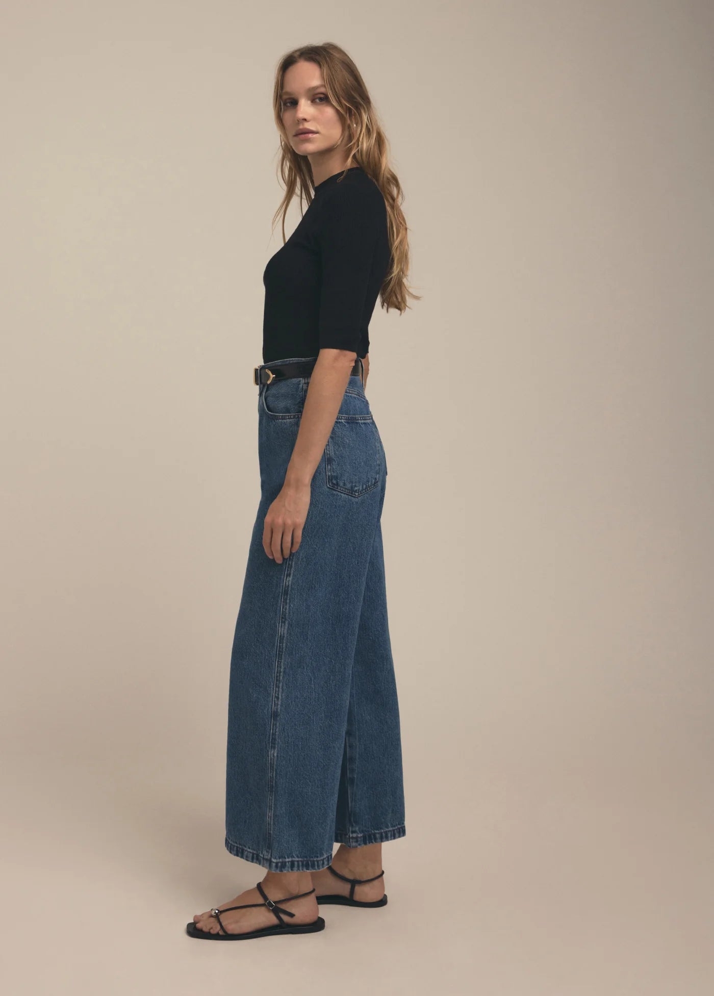 The Masha Super High Rise Wide Leg Crop