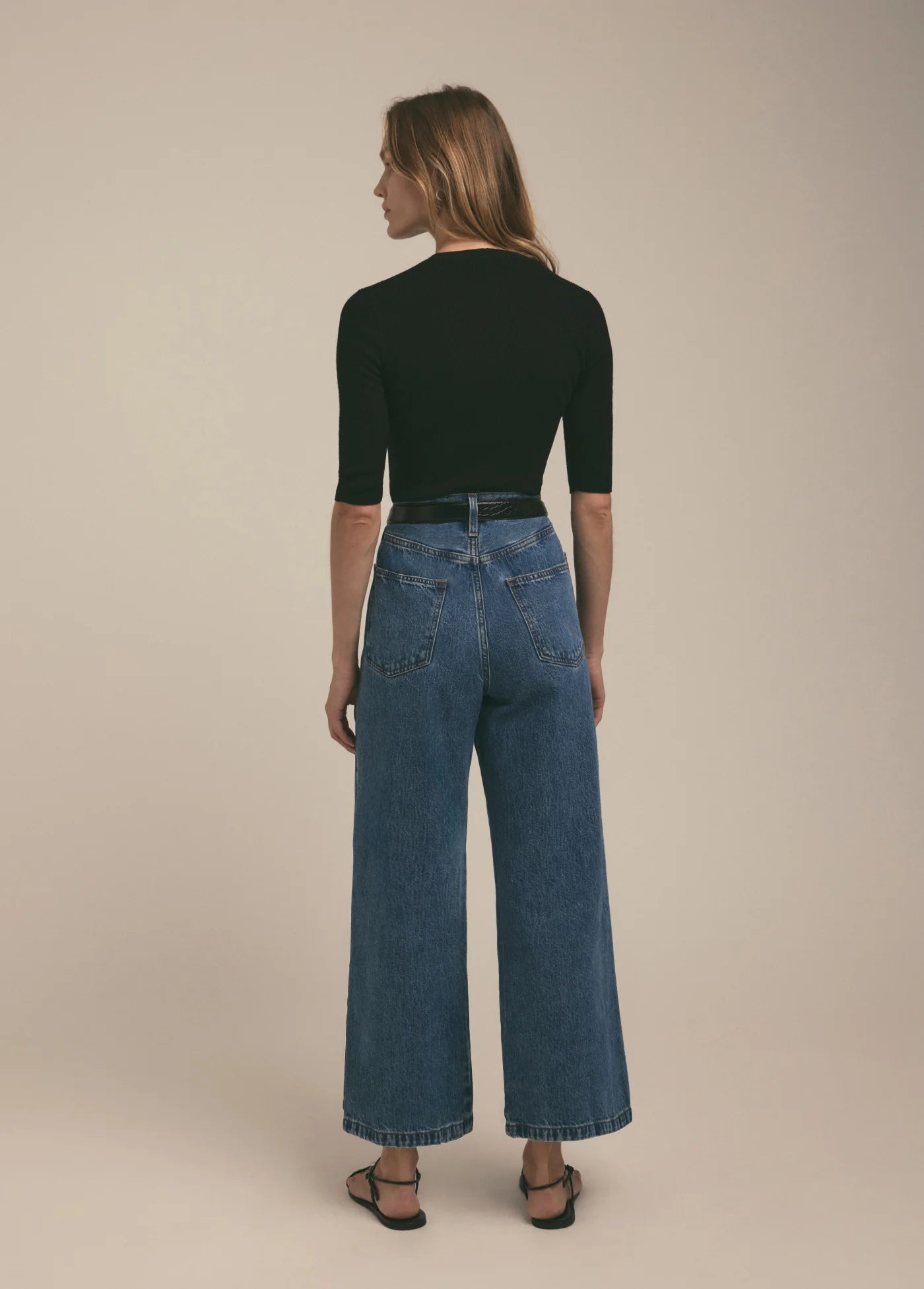 The Masha Super High Rise Wide Leg Crop