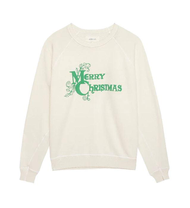 The College Sweatshirt W/ Merry Christmas Graphic
