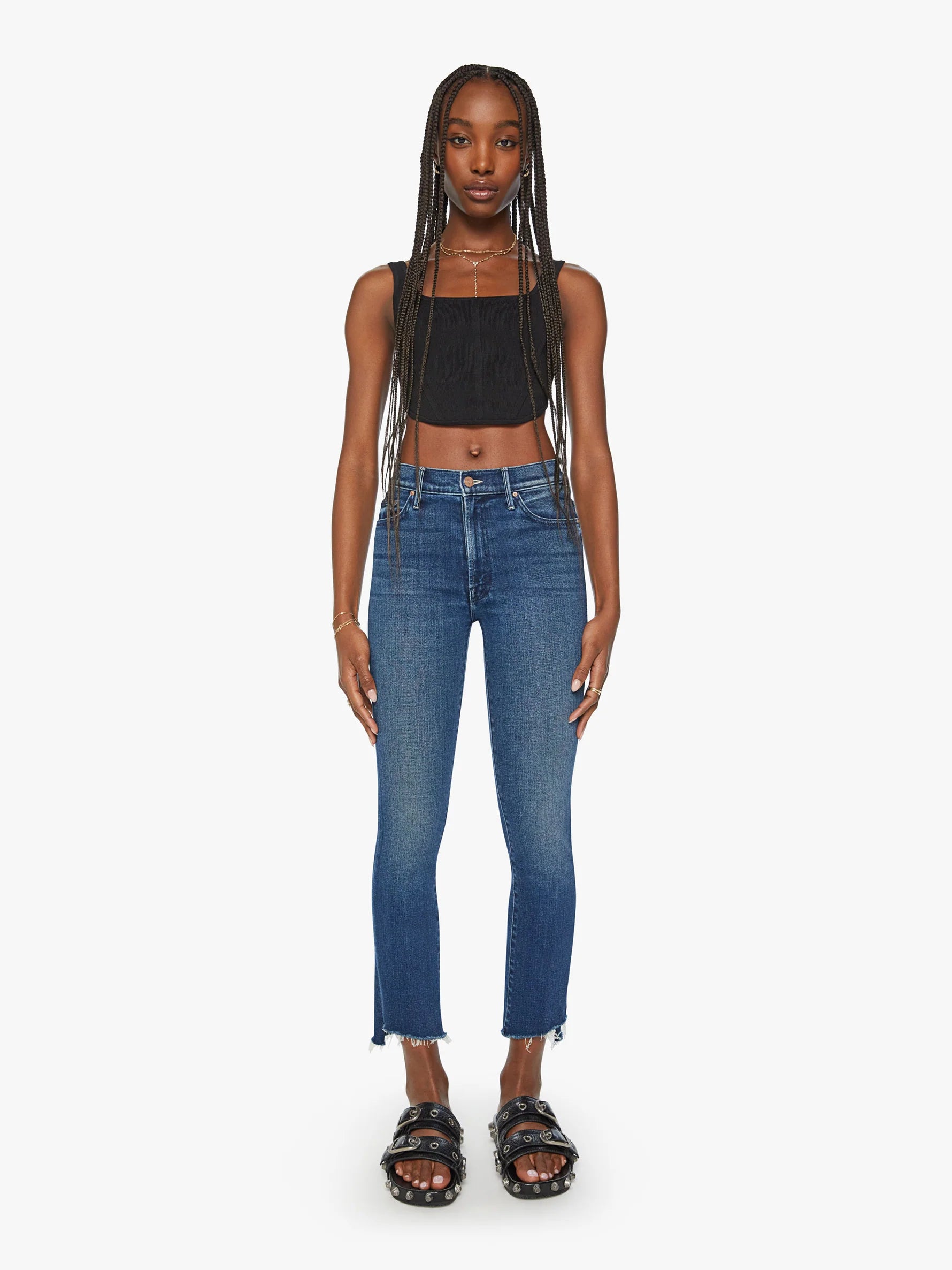 The Insider Crop Step Fray