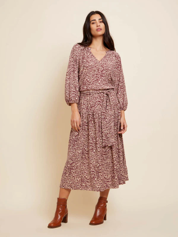 Simona Easy Peasant Dress