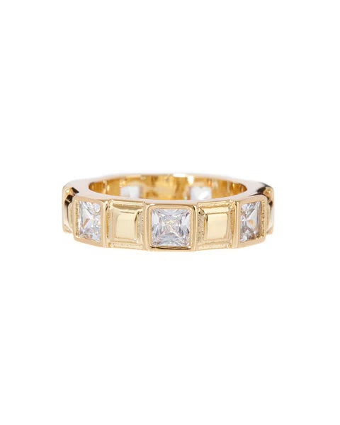 Punk Stud Pyramid Ring