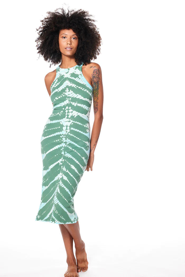 iggy green dress Iggy Azalea Strike a Pose in Fashion Nova Green Sleeveless Knit Dress