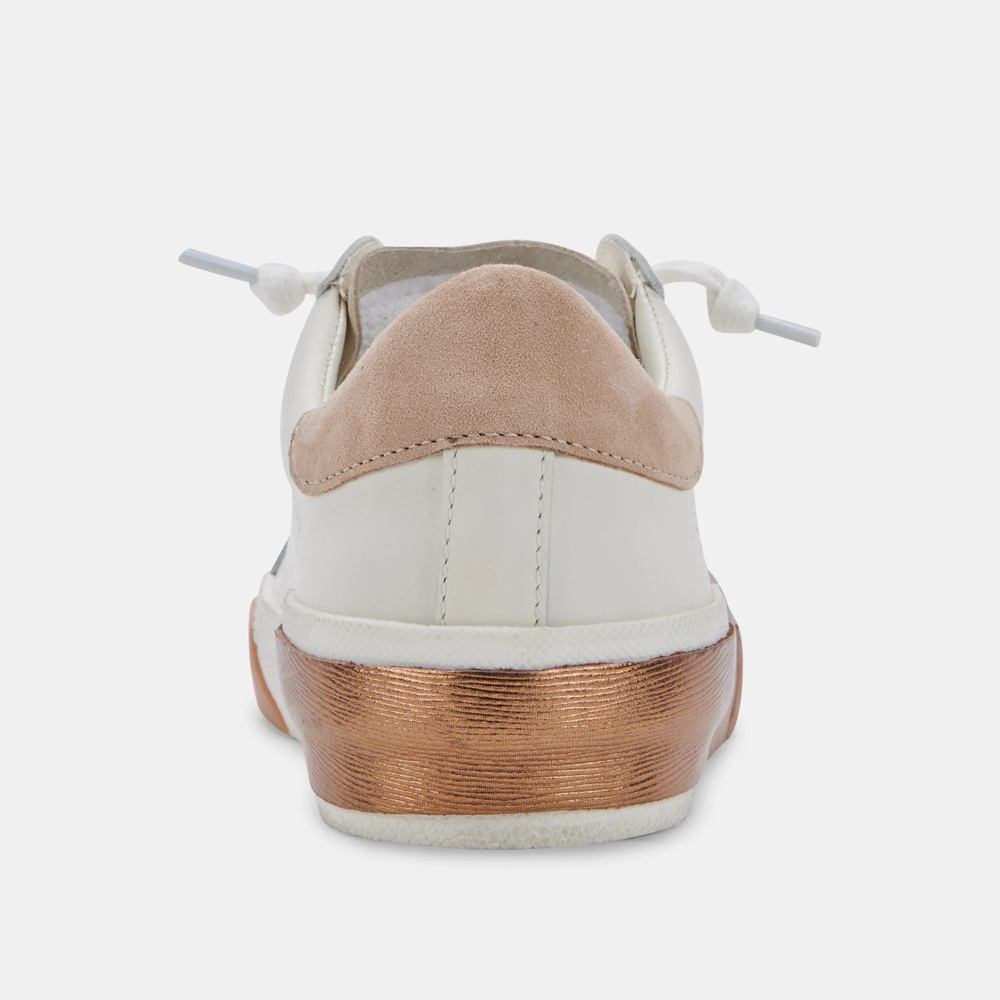 Zina - White/ Tan Leather