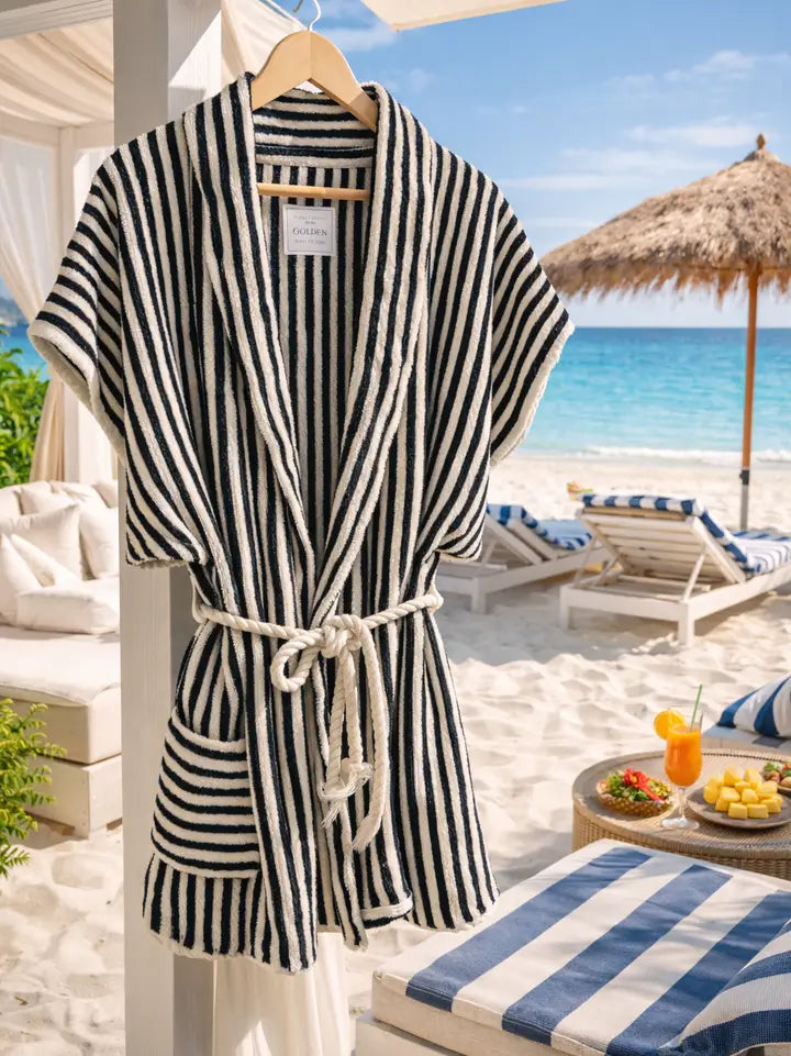 Sleeveless Terry Beach Towel Blazer