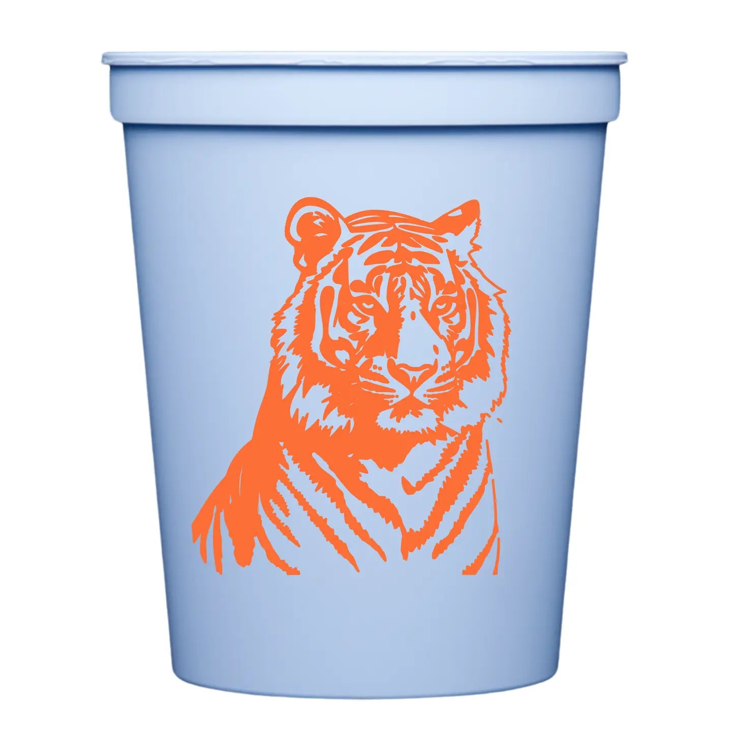 Orange Tiger Stadium Cups
