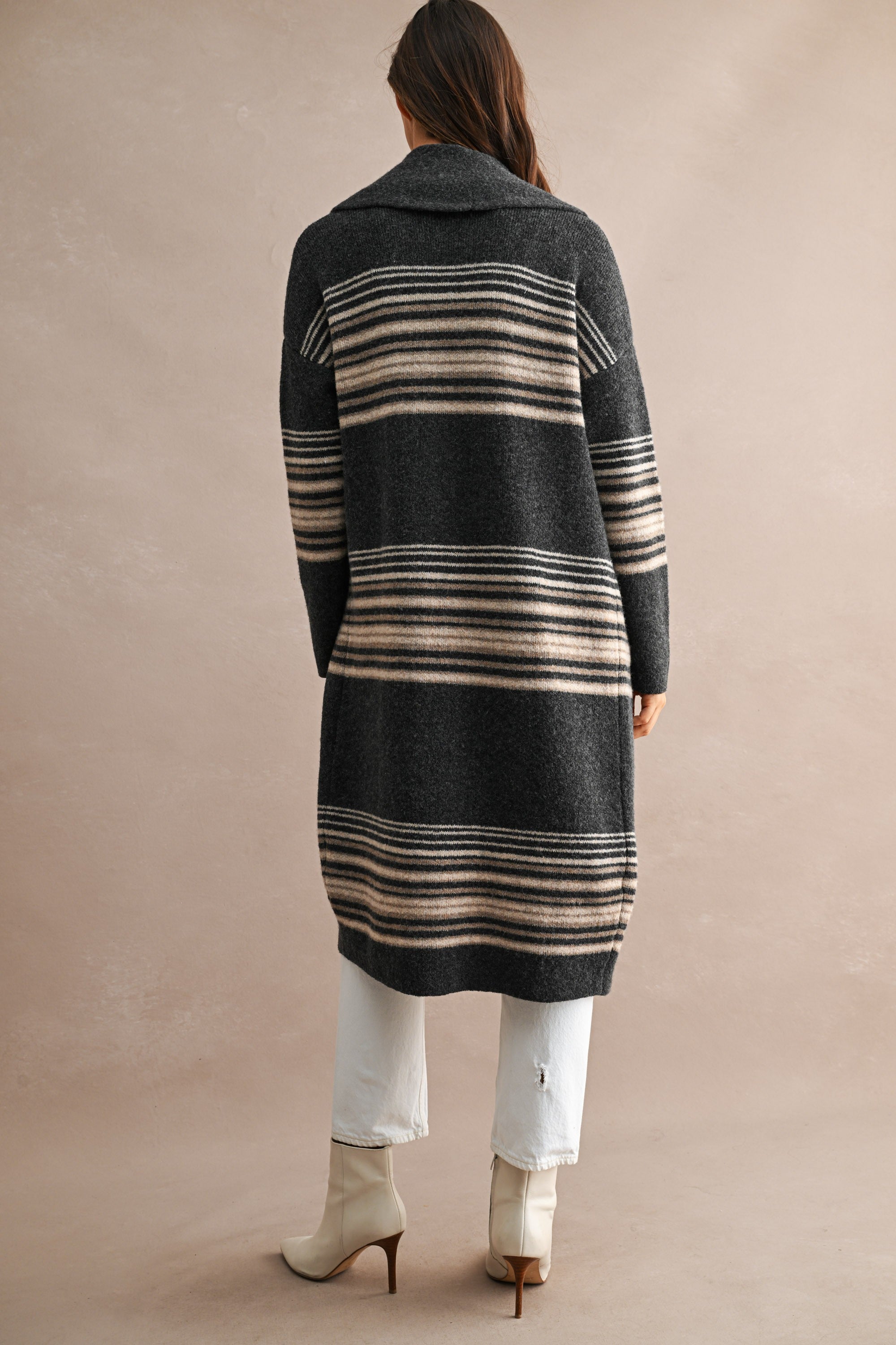 Longline Open Cardigan