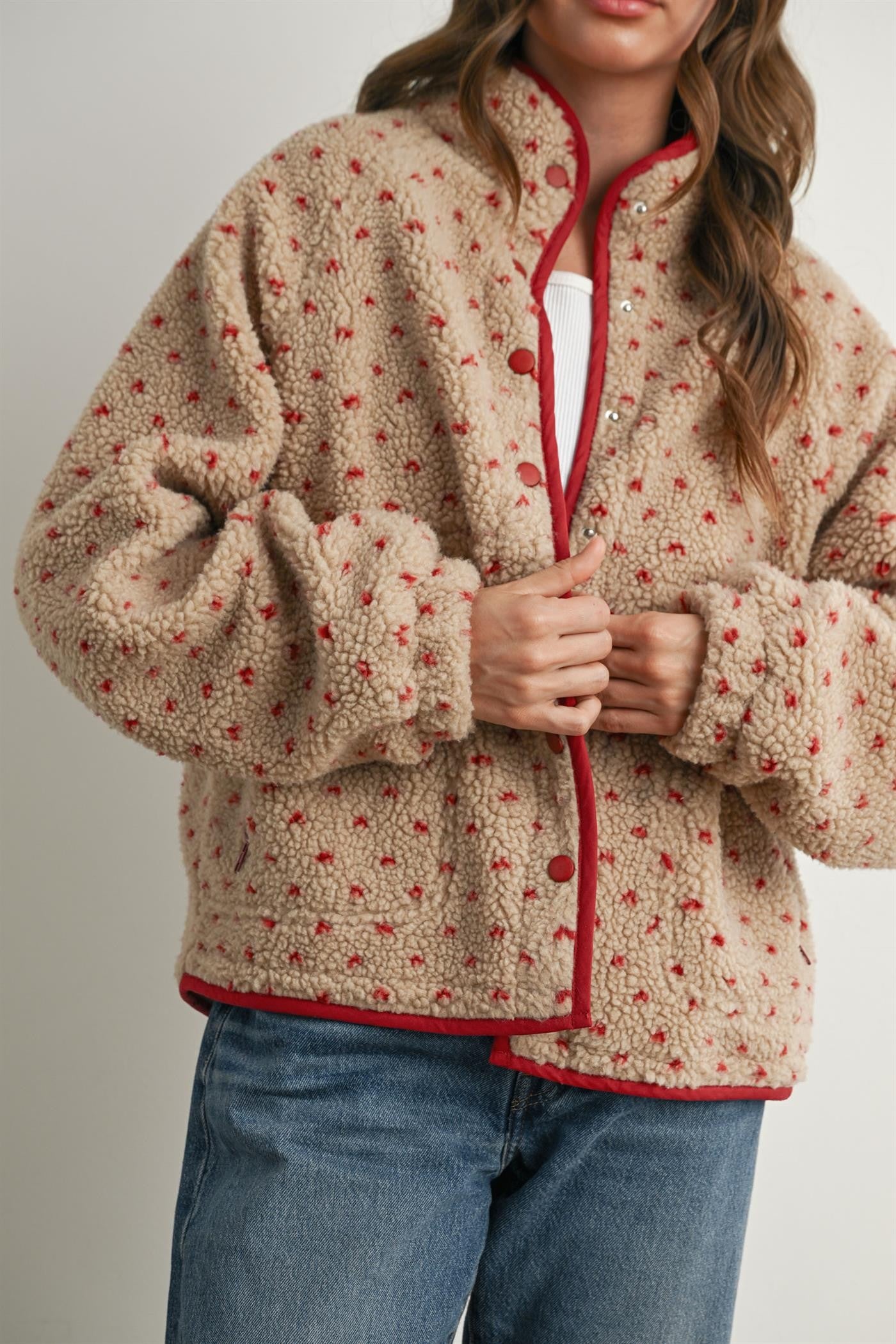 Fleece Heart Puffer