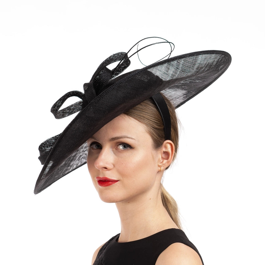 Sinamay Loop Bonded On Sinamay Base Fascinator