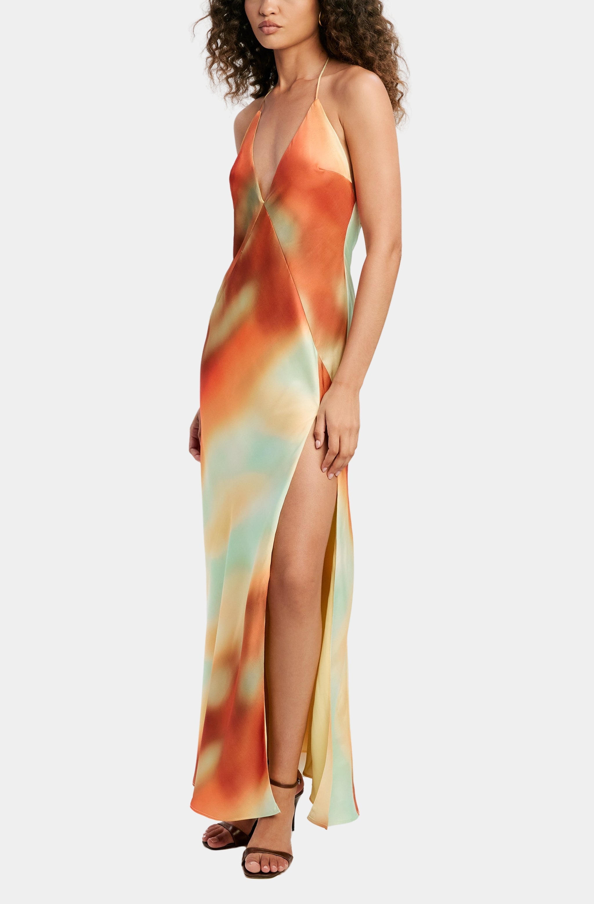 Lizbeth Halter Maxi Dress