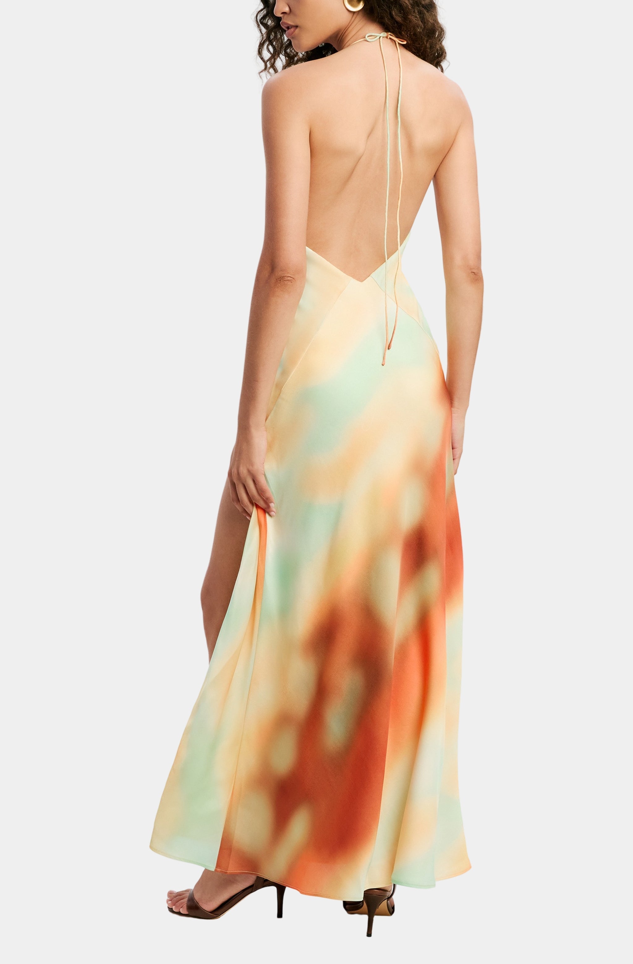 Lizbeth Halter Maxi Dress