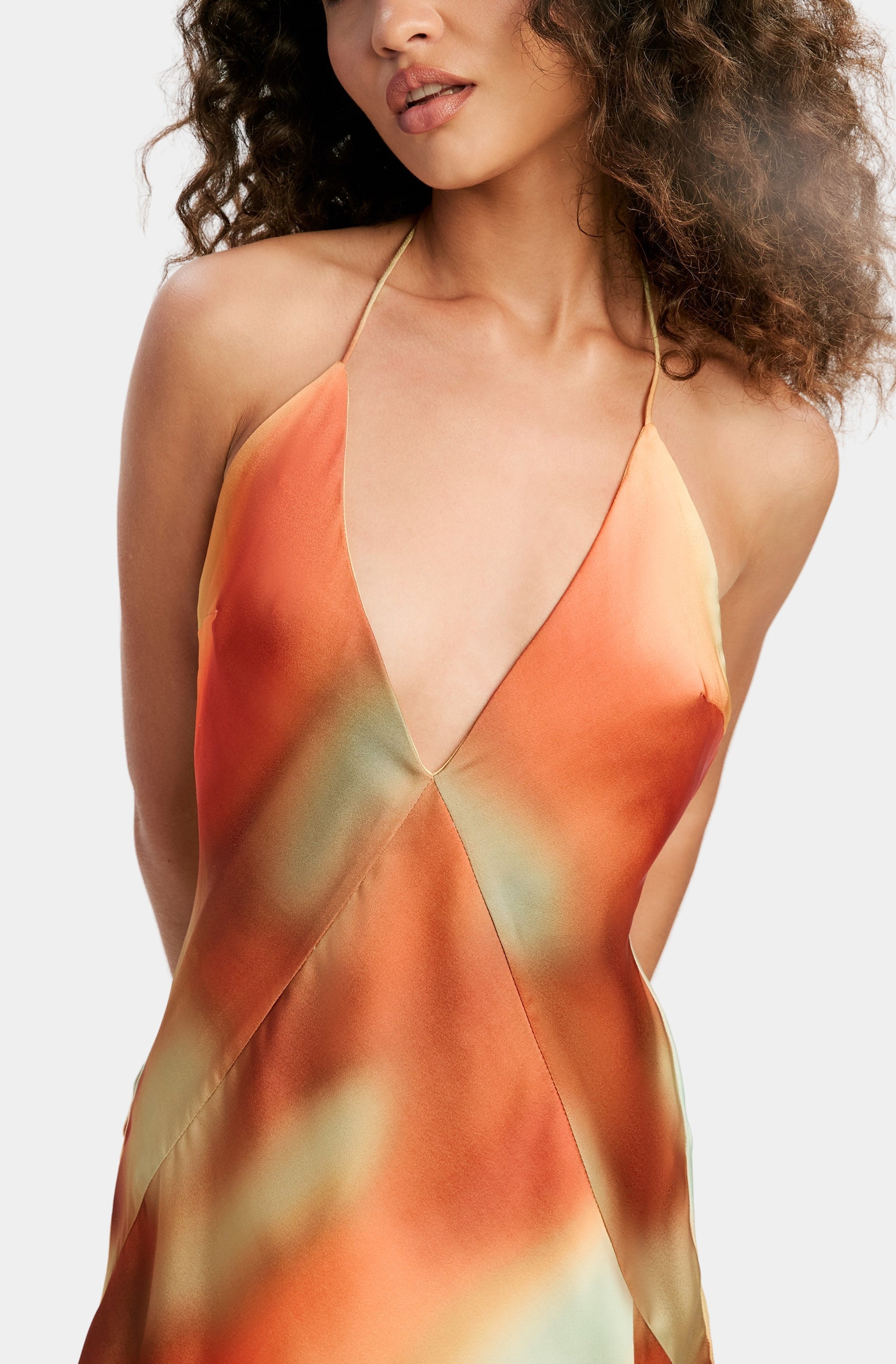 Lizbeth Halter Maxi Dress