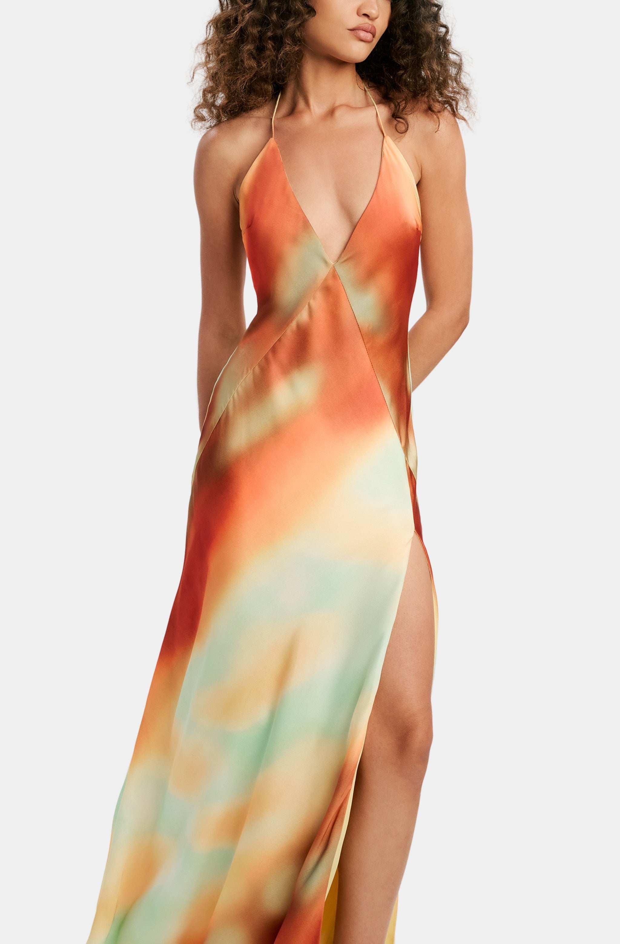 Lizbeth Halter Maxi Dress