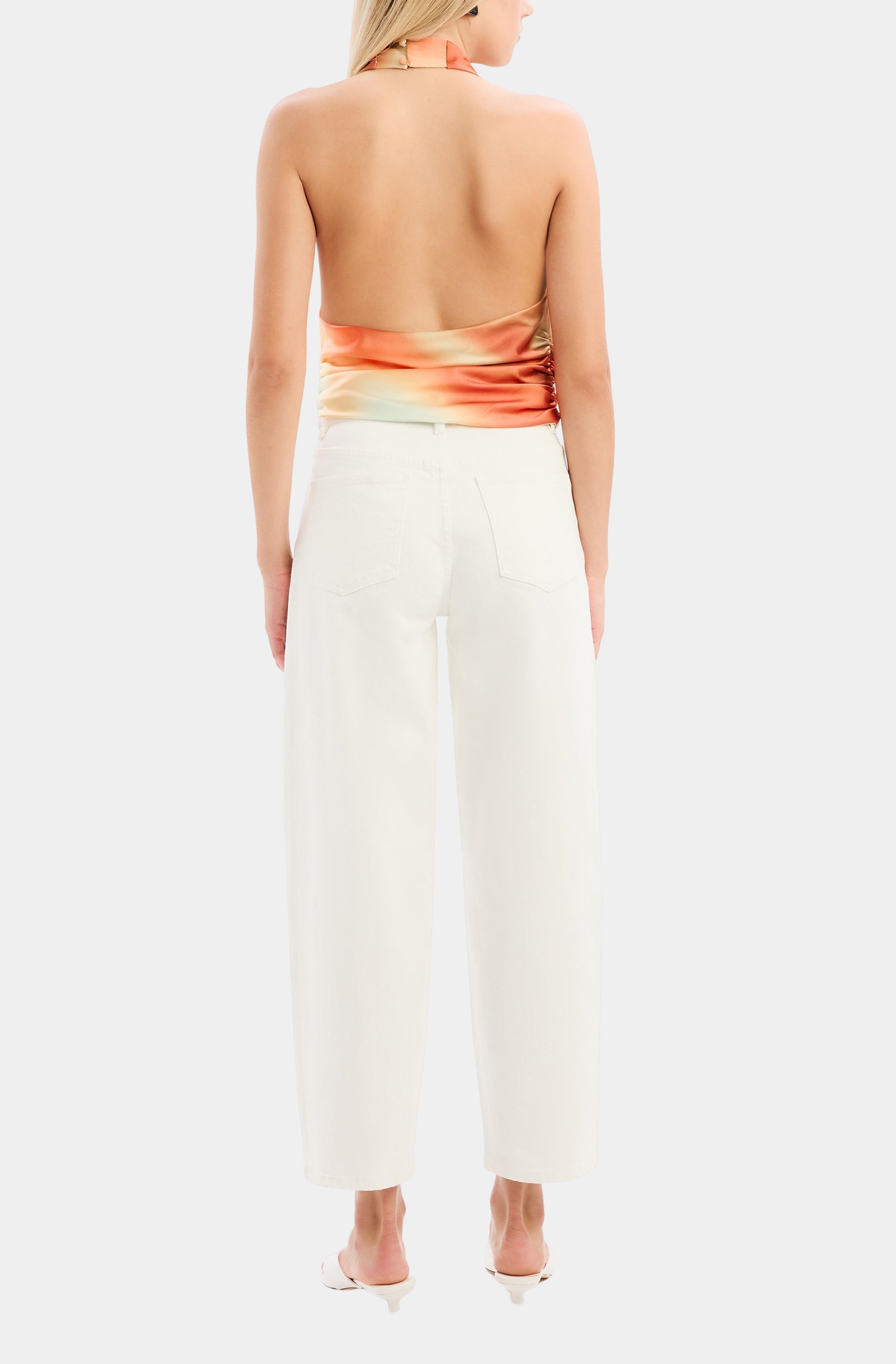 Monet Halter Cowl Neck Top